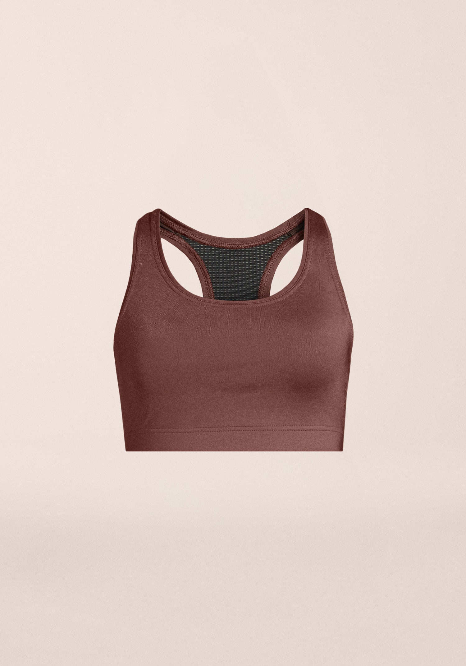 Iconic Sports Bra - Dark Brown