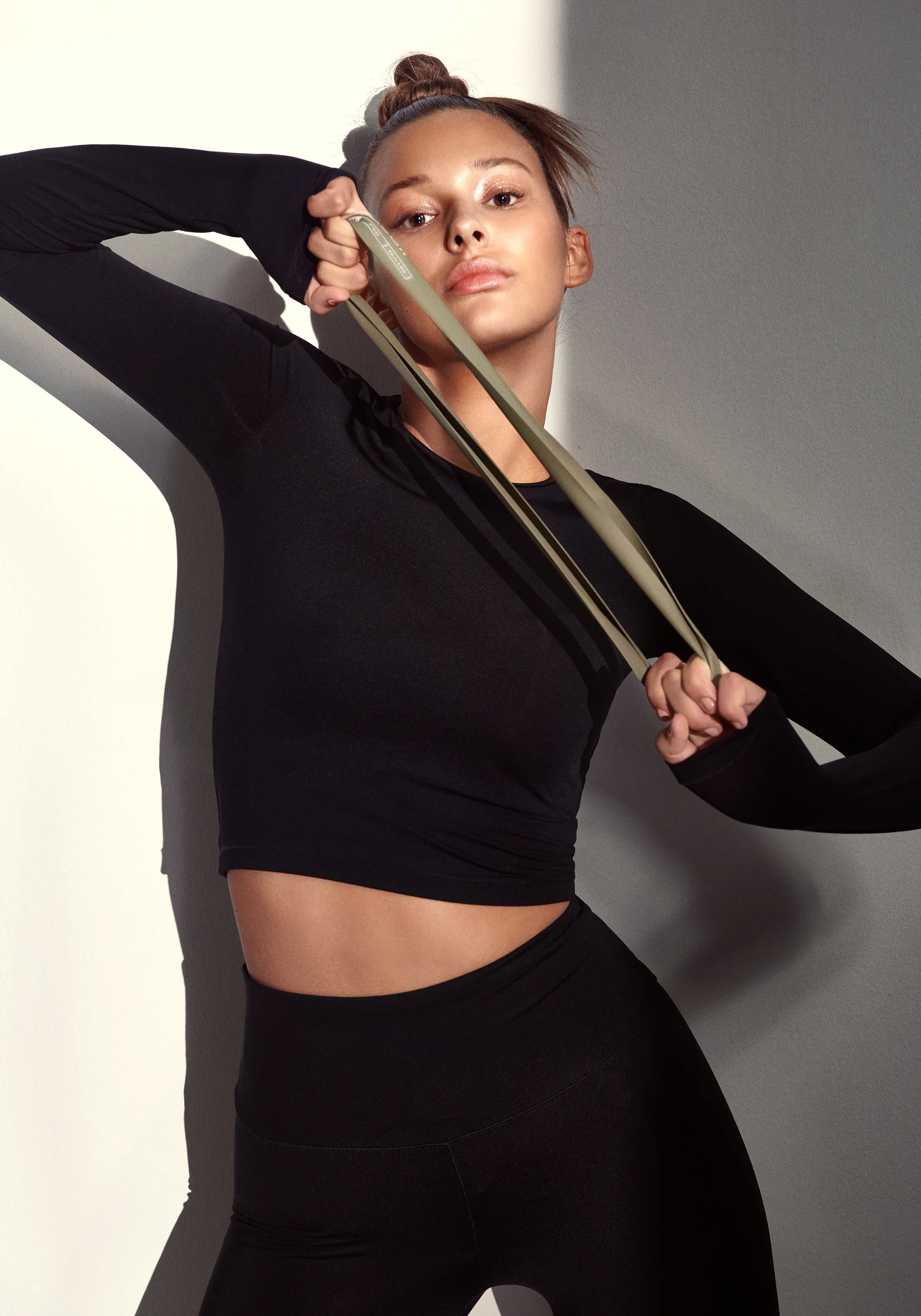 Crop Long Sleeve Black
