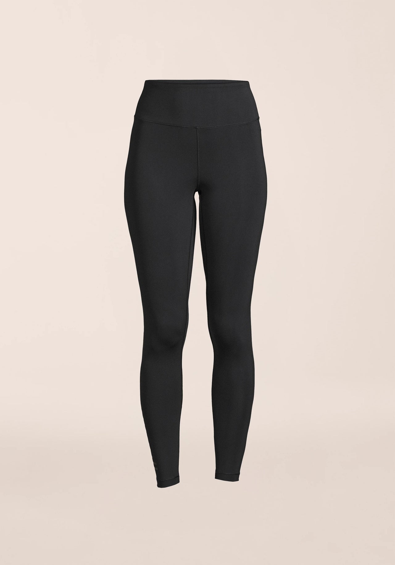 Graphic High Waist Tights - Black