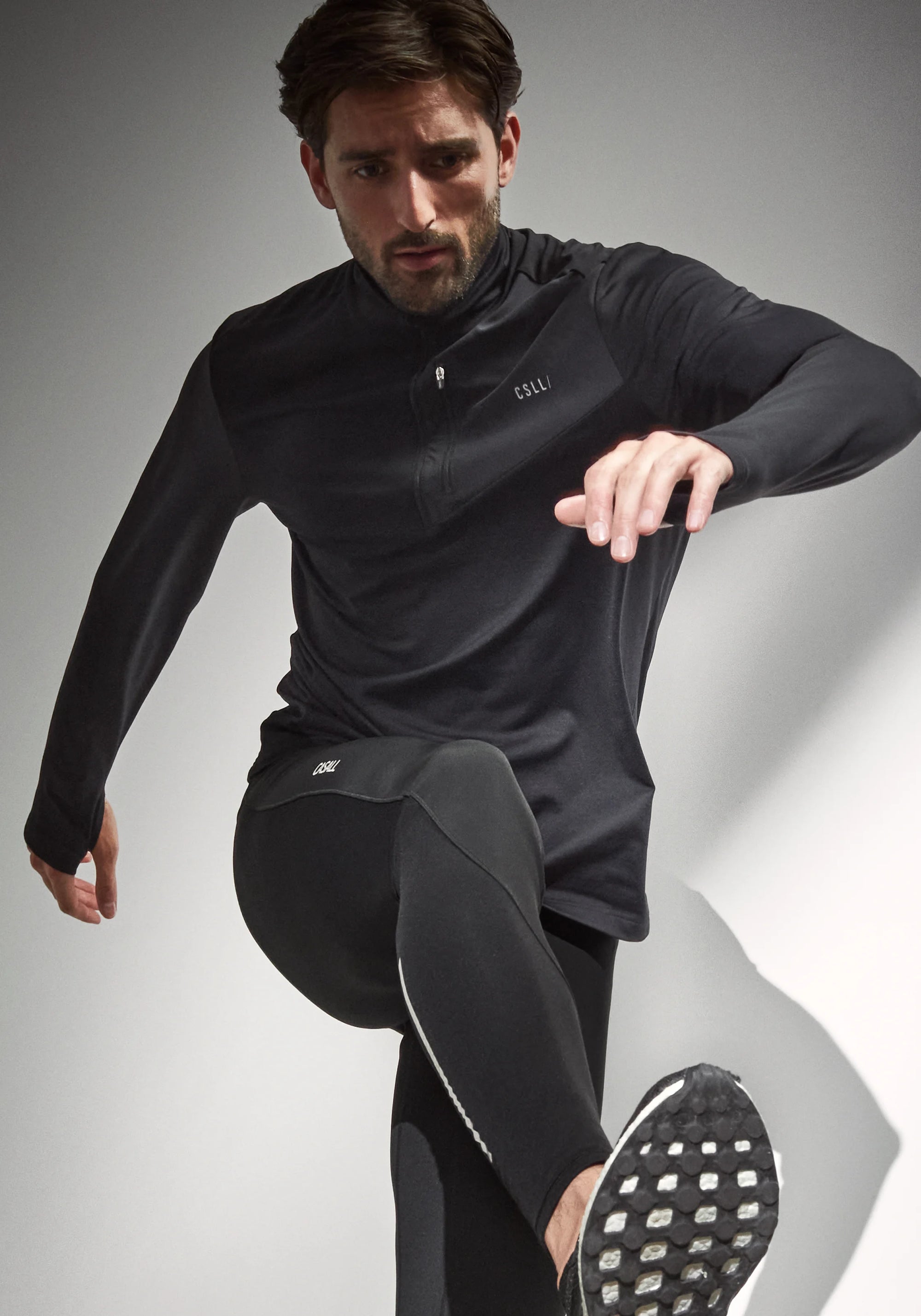 M Midlayer Half Zip - Black