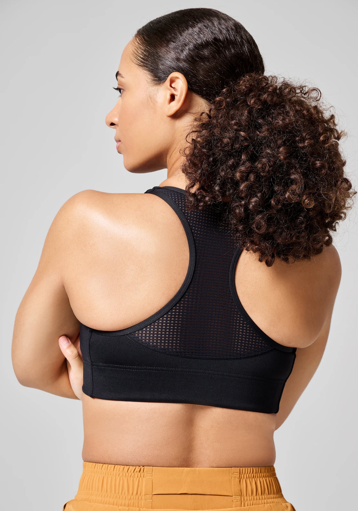Iconic Longline Sports Bra - Black