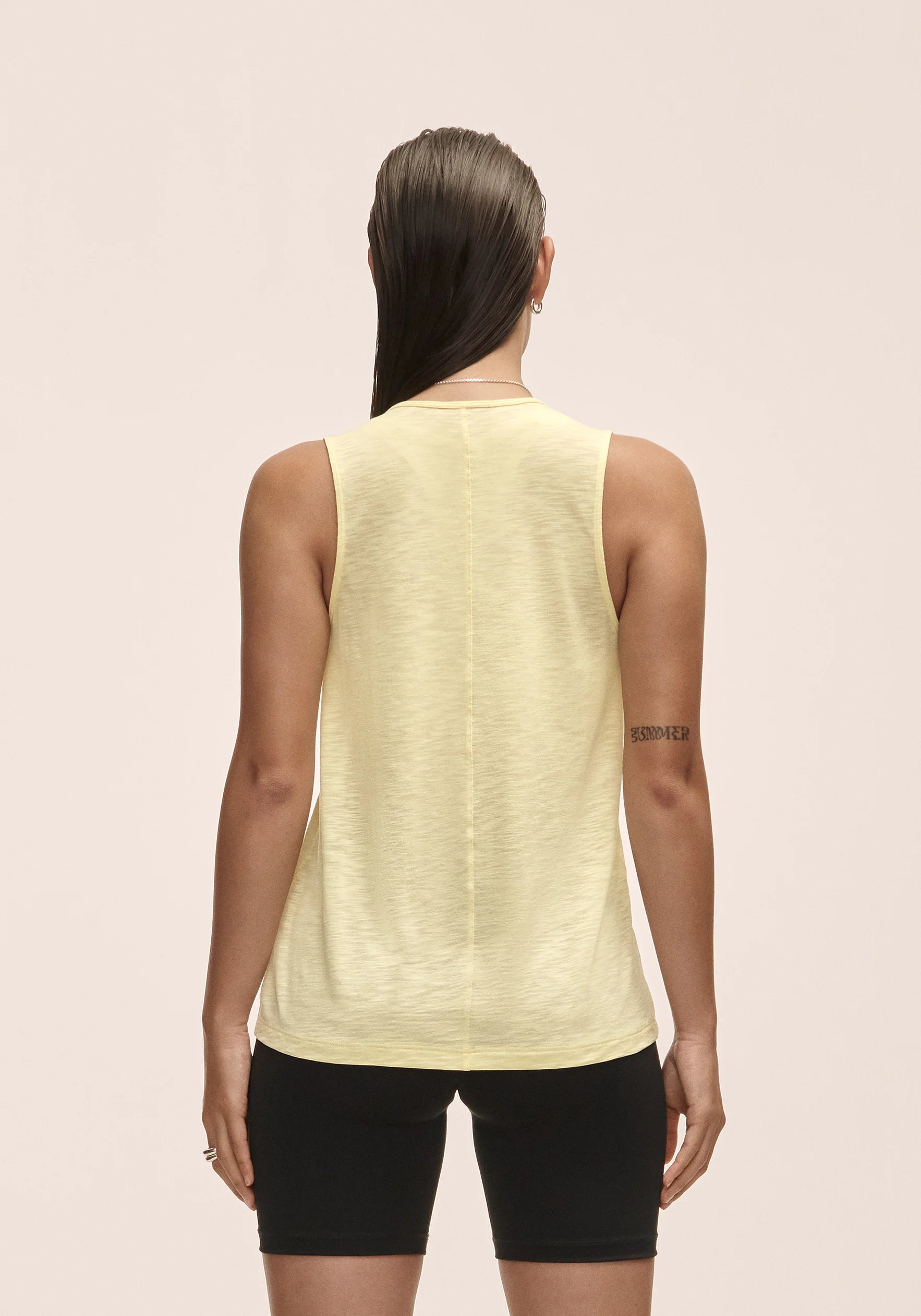 Soft Texture Tank - Yellow Steam