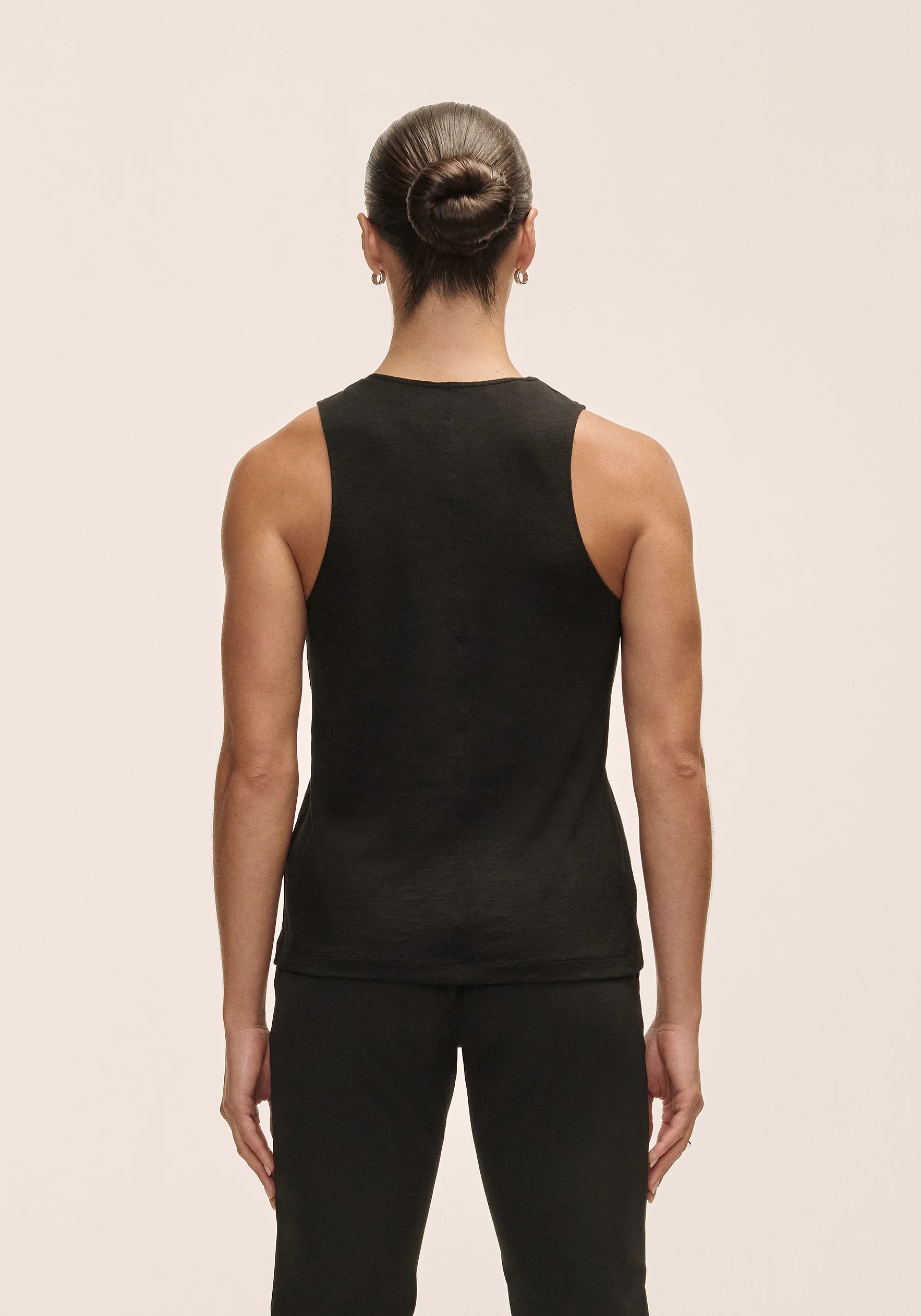Soft Texture Tank - Black