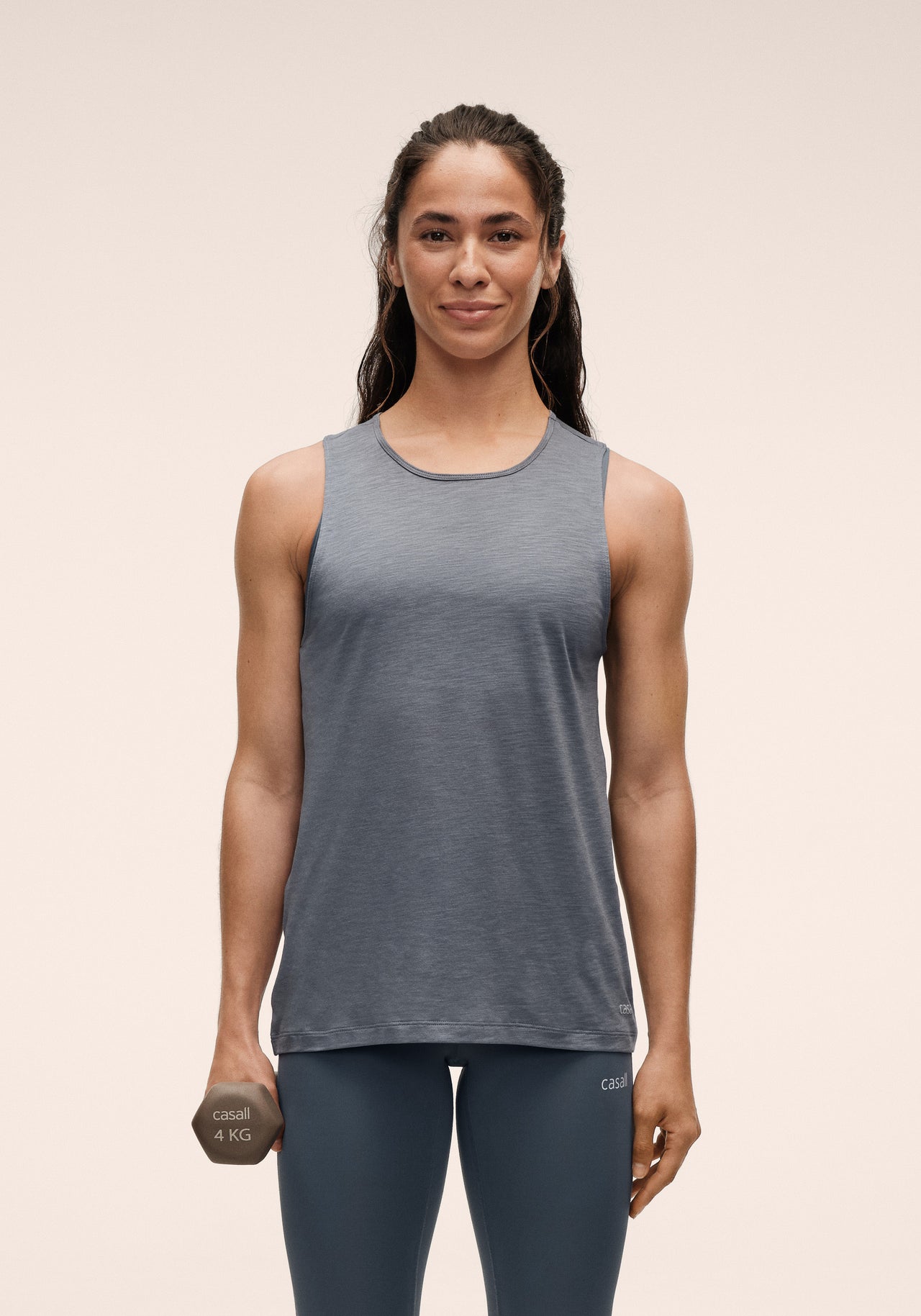 Soft Texture Tank - Mirage Blue