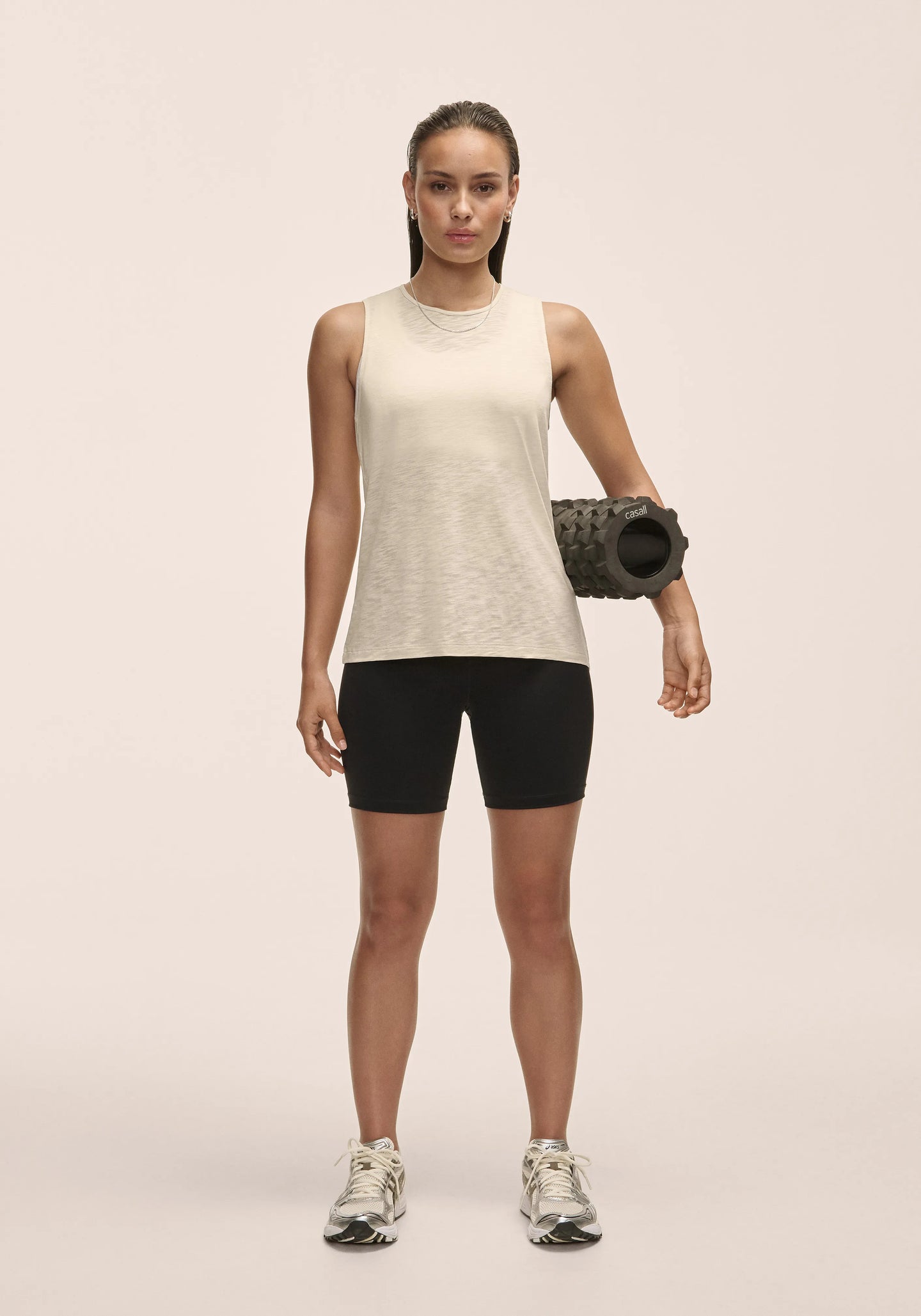 Soft Texture Tank - Ecru