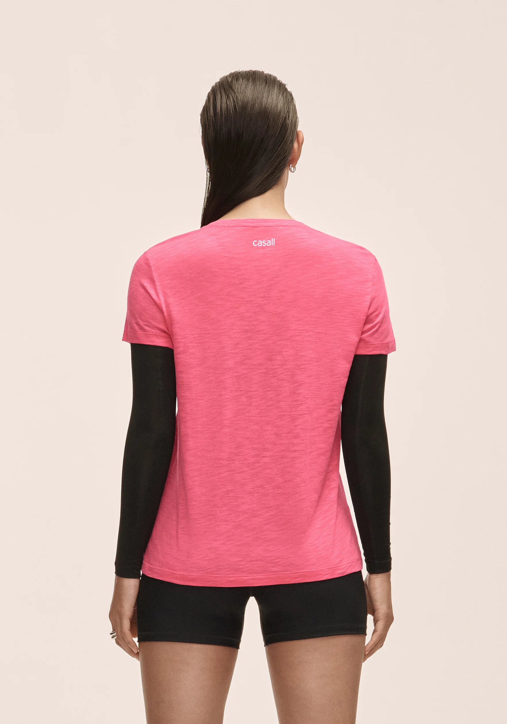 Soft Texture Tee - Ruby Blush