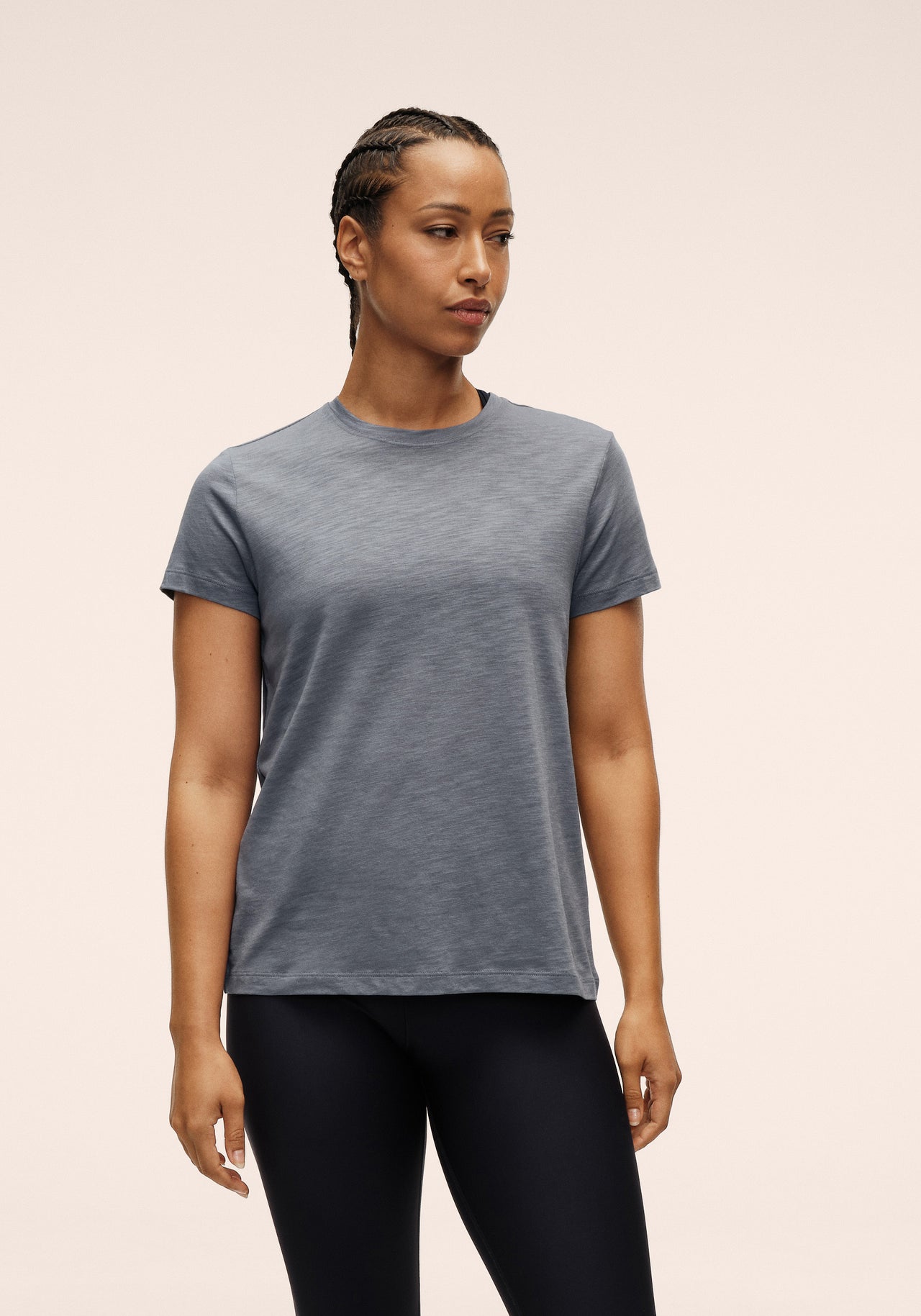 Soft Texture Tee - Mirage Blue