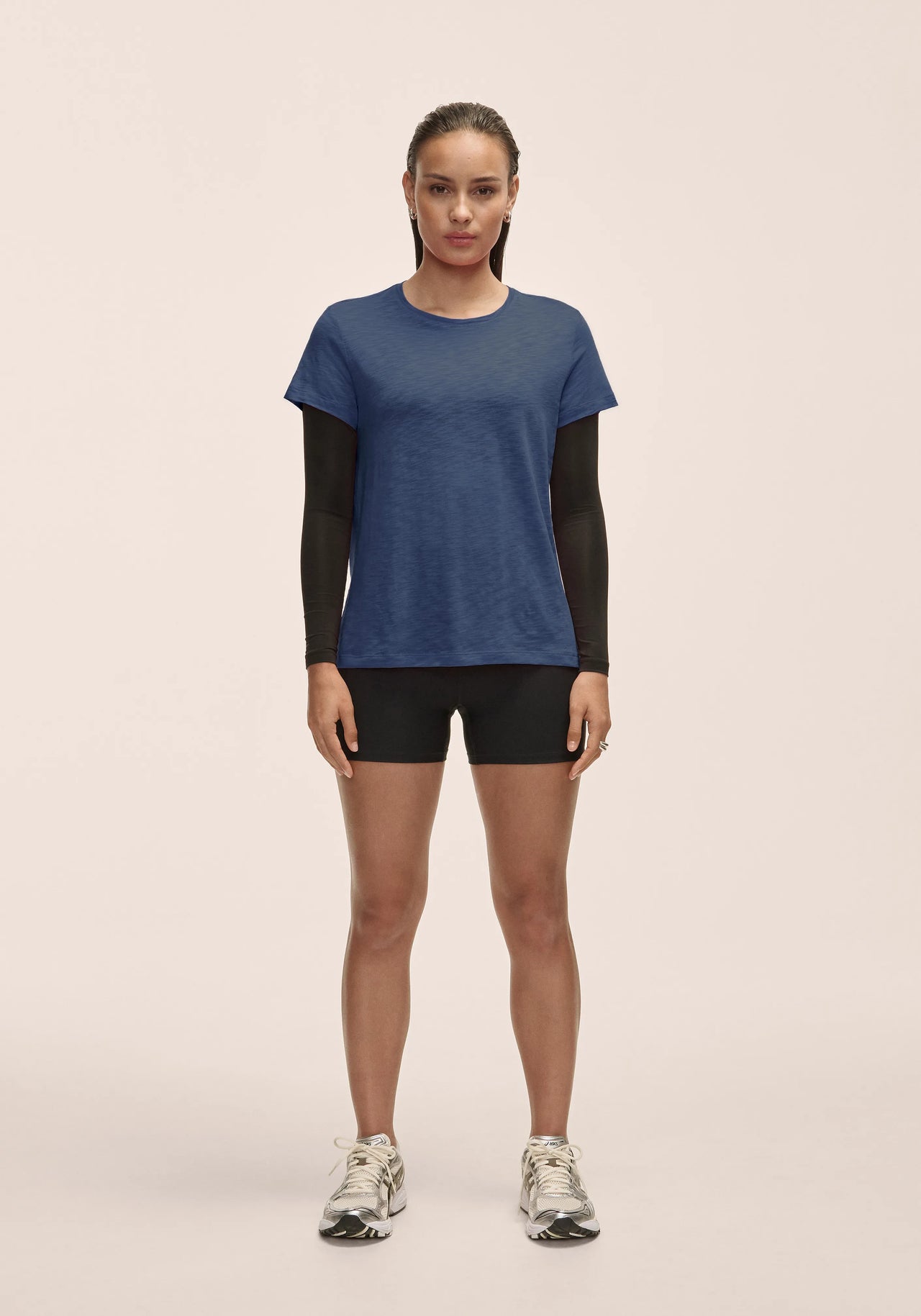 Soft Texture Tee - Blue Shadow