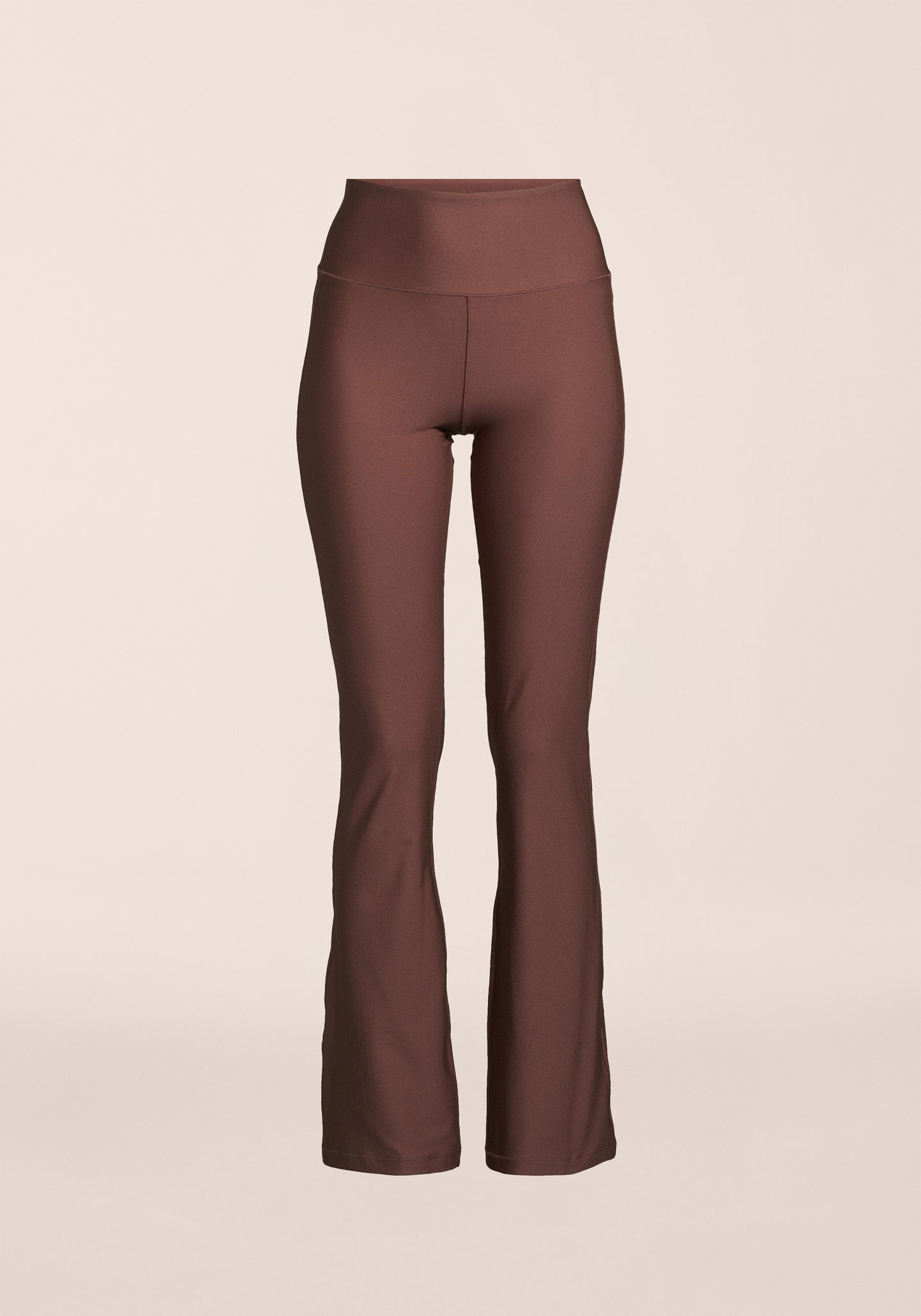 Flare High Waist Pant - Dark Brown