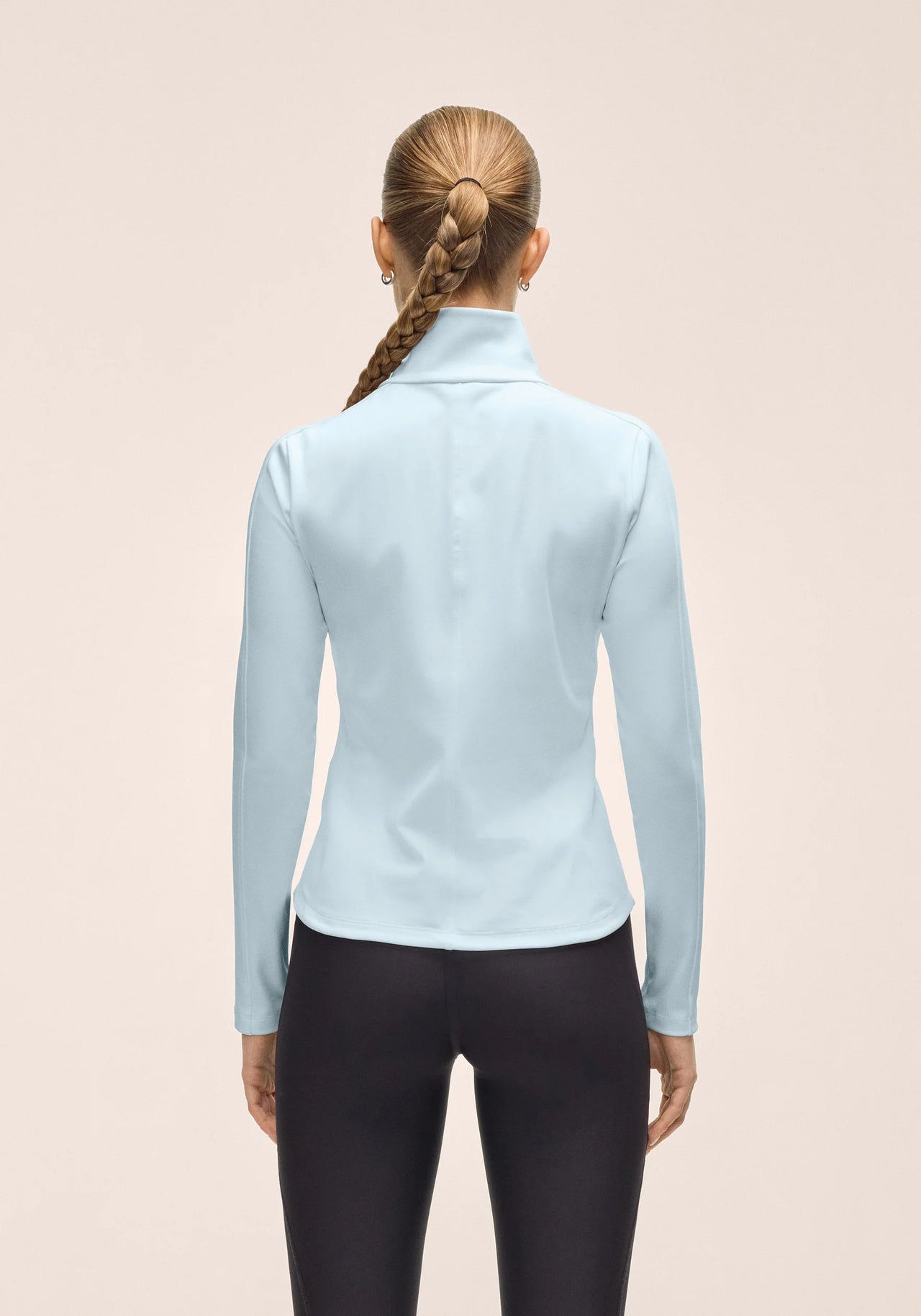 Serene Half Zip Long Sleeve - Aqua Glow