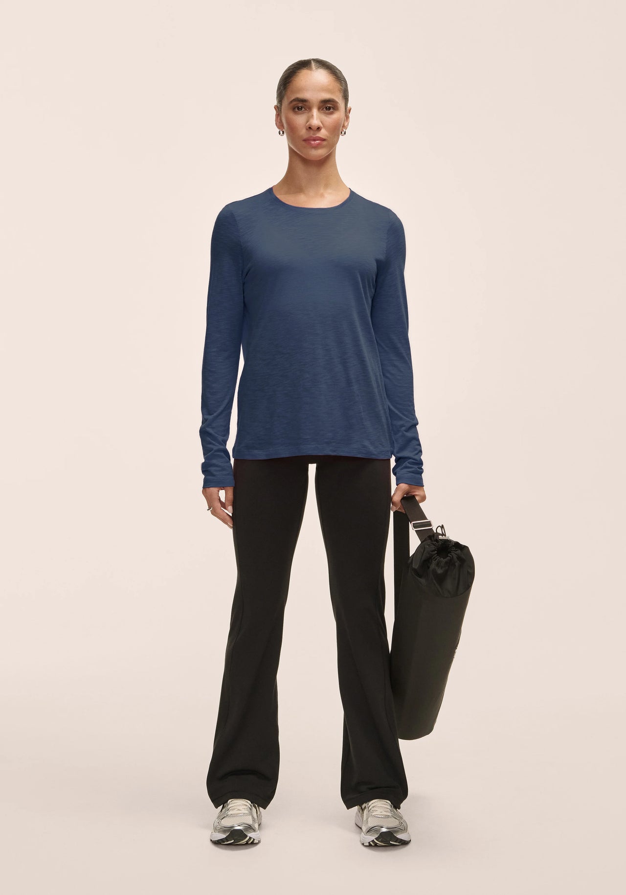 Soft Texture Long Sleeve - Blue Shadow