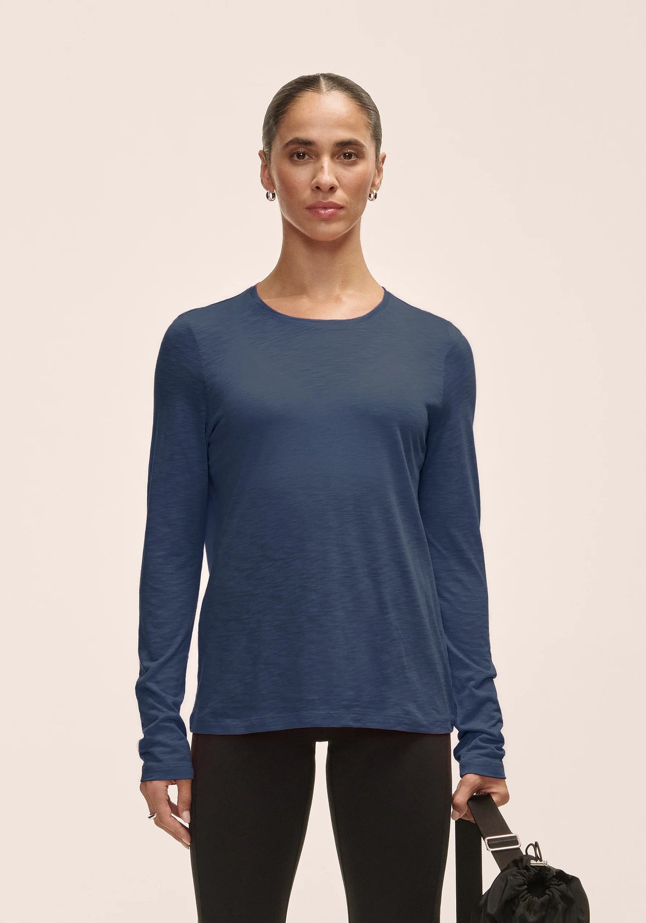 Soft Texture Long Sleeve - Blue Shadow