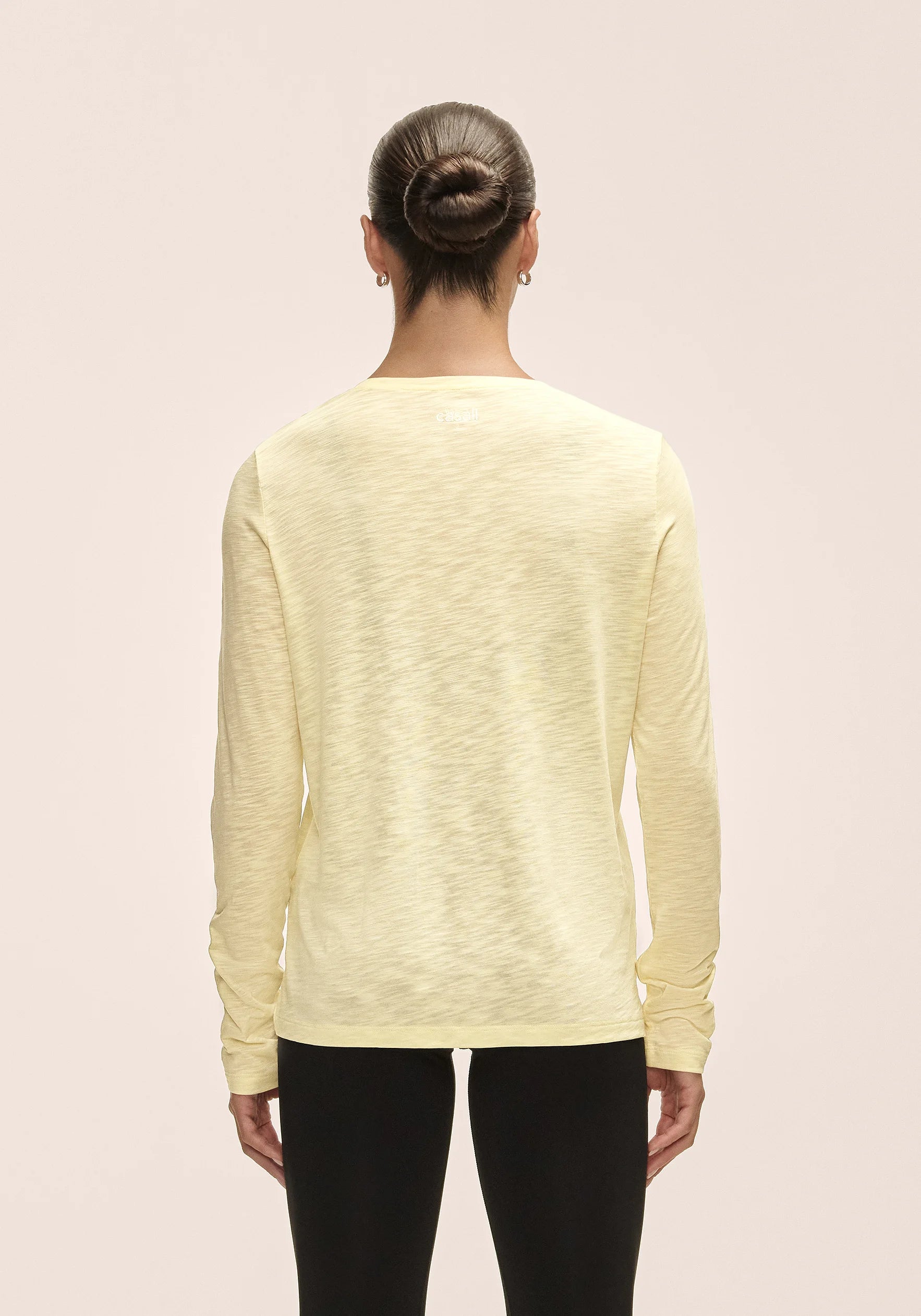 Soft Texture Long Sleeve - Yellow Steam