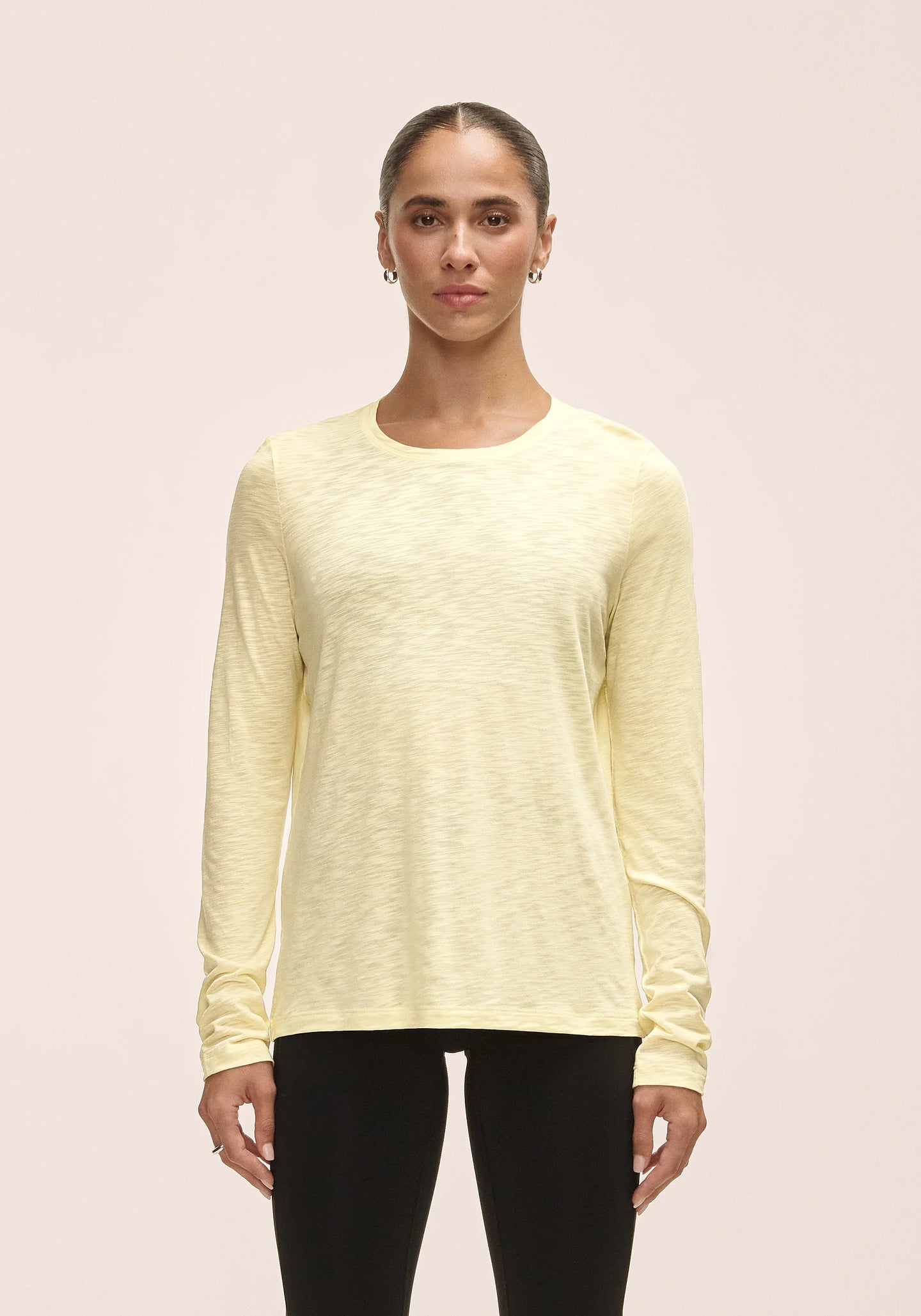 Soft Texture Long Sleeve - Yellow Steam