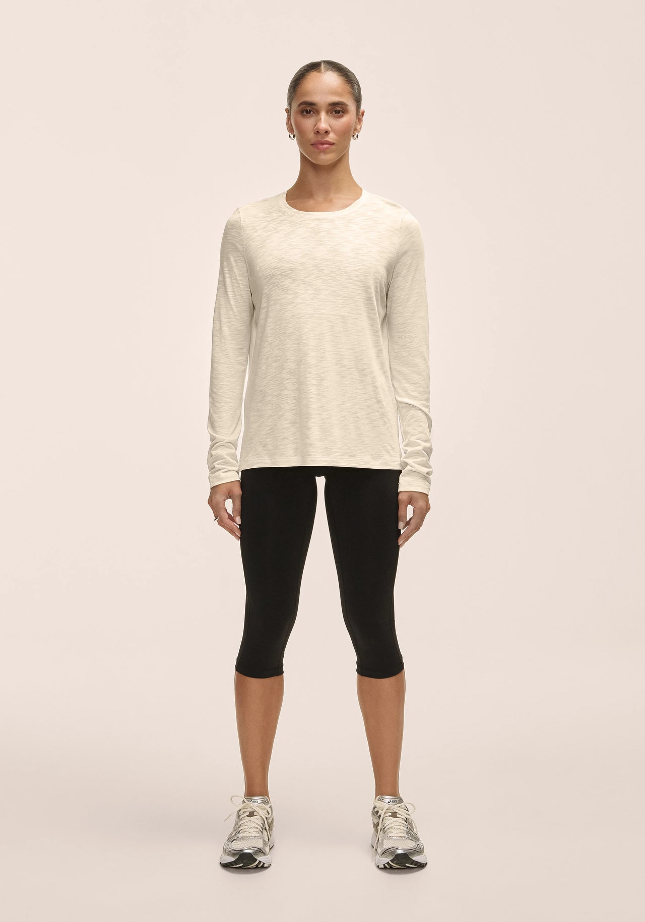 Soft Texture Long Sleeve - Ecru