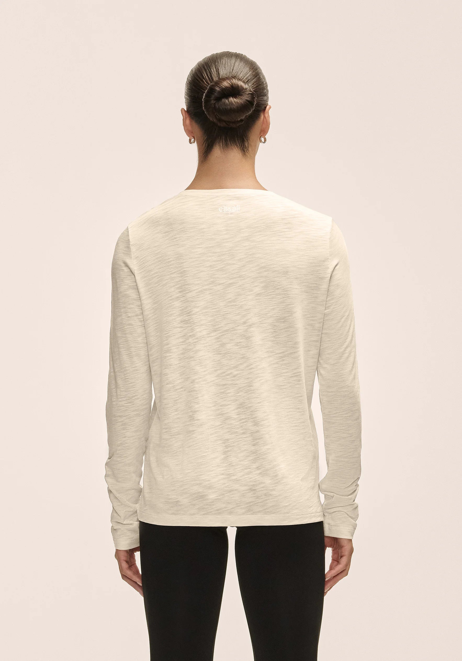 Soft Texture Long Sleeve - Ecru