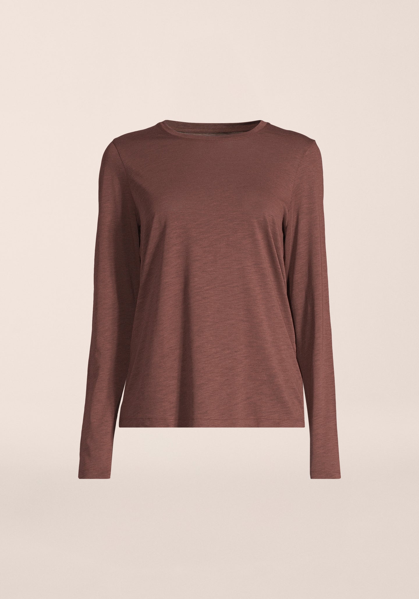 Soft Texture Long Sleeve - Dark Brown