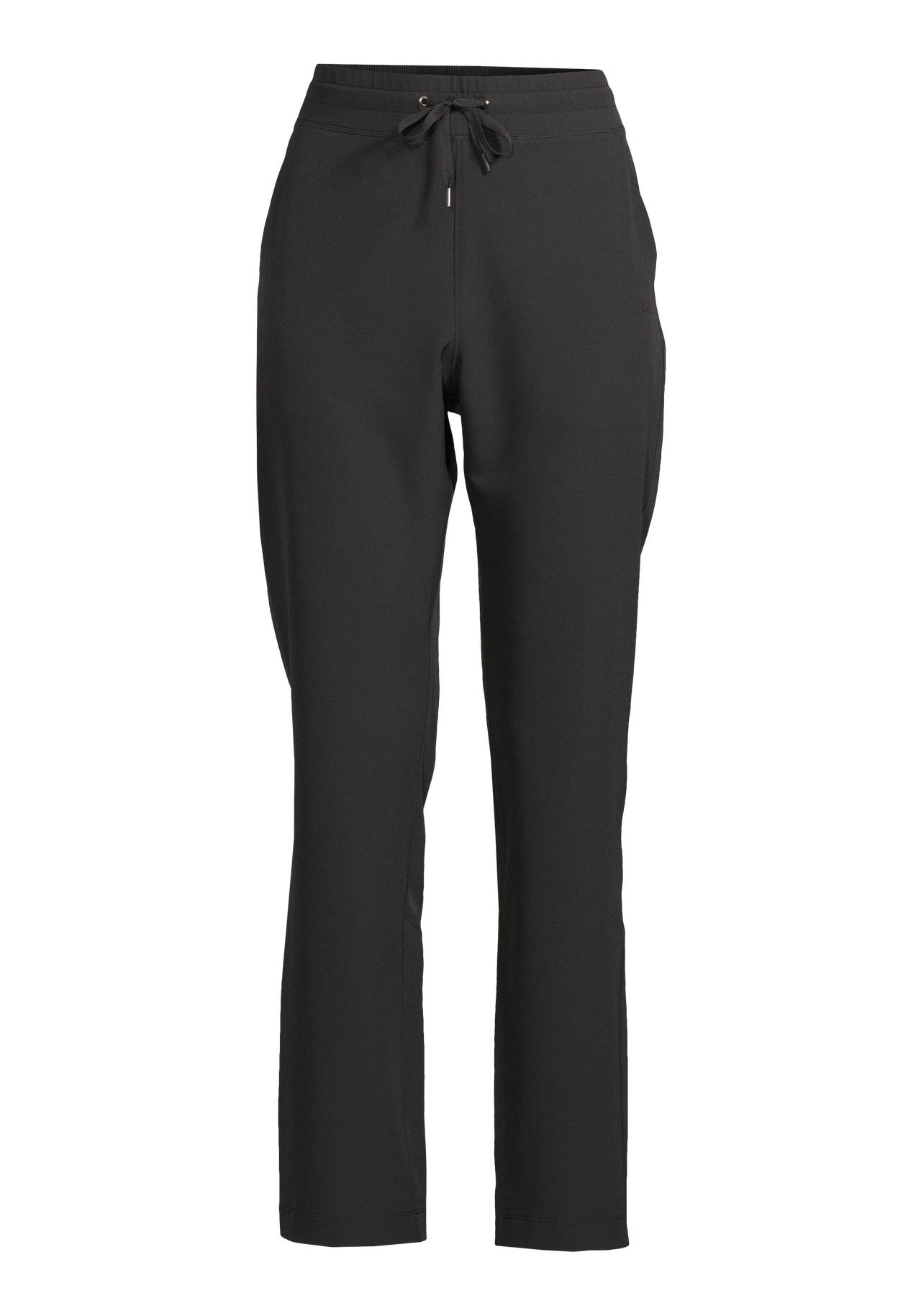 Ease High Waist Woven Pants - Black