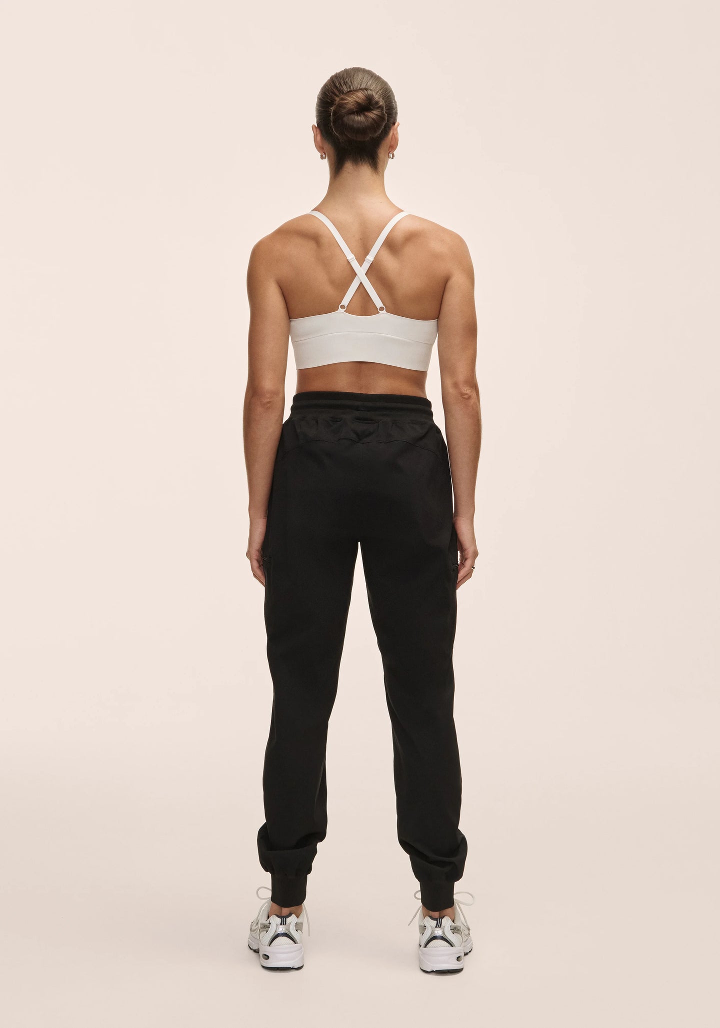 Step Woven Pants - Black