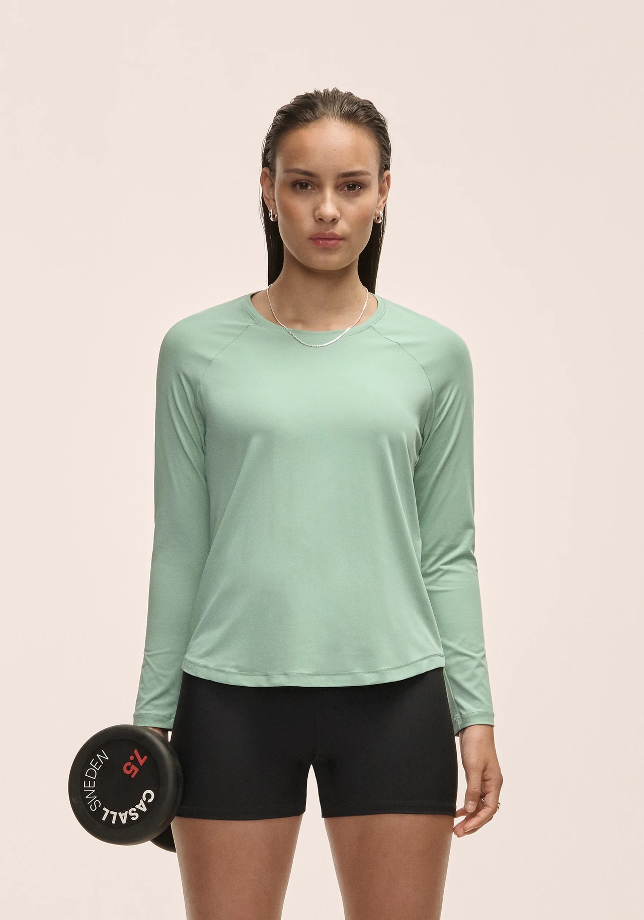 Essential Long Sleeve Statue Green