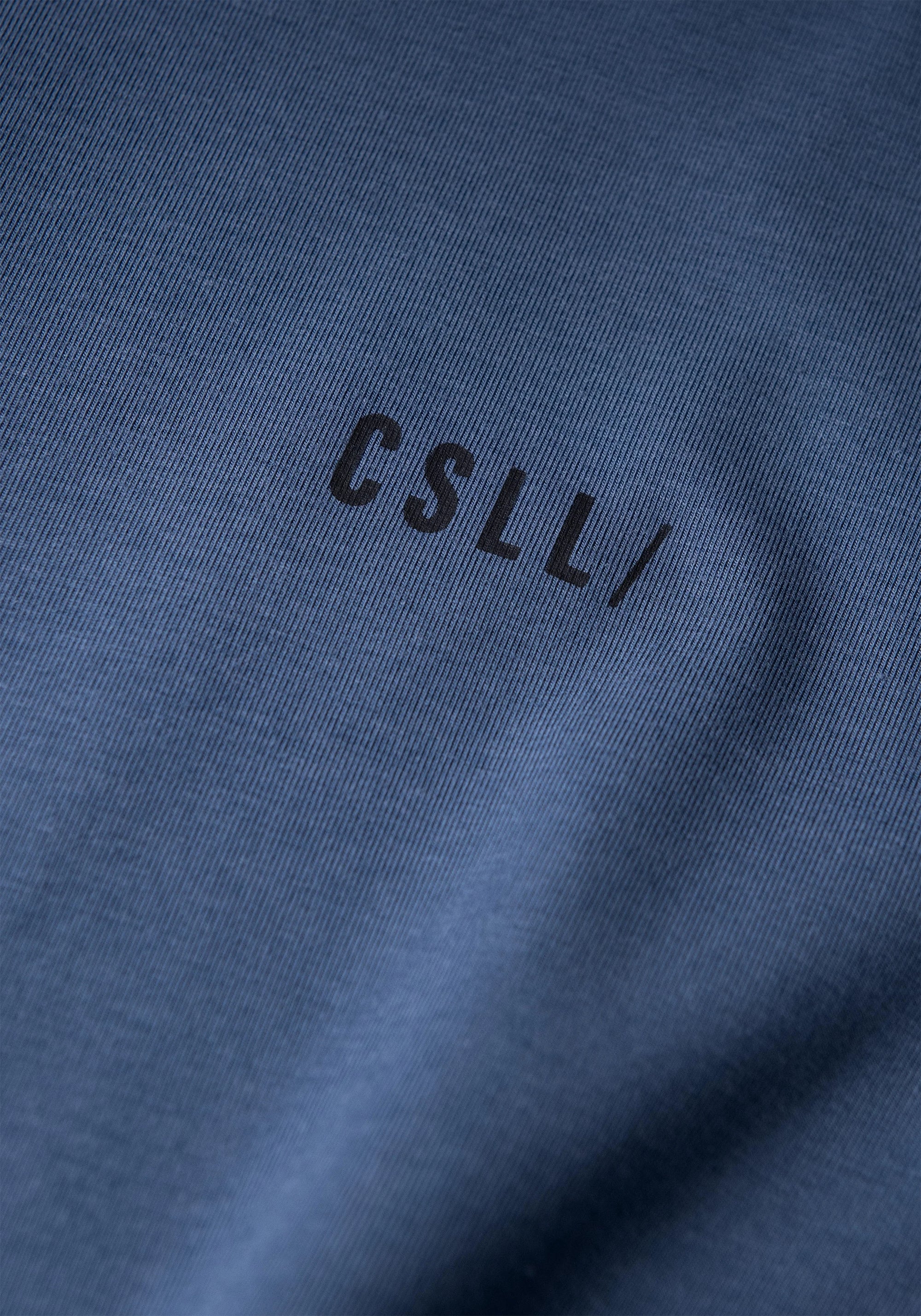 M Cotton Mix Tee - Blue Shadow