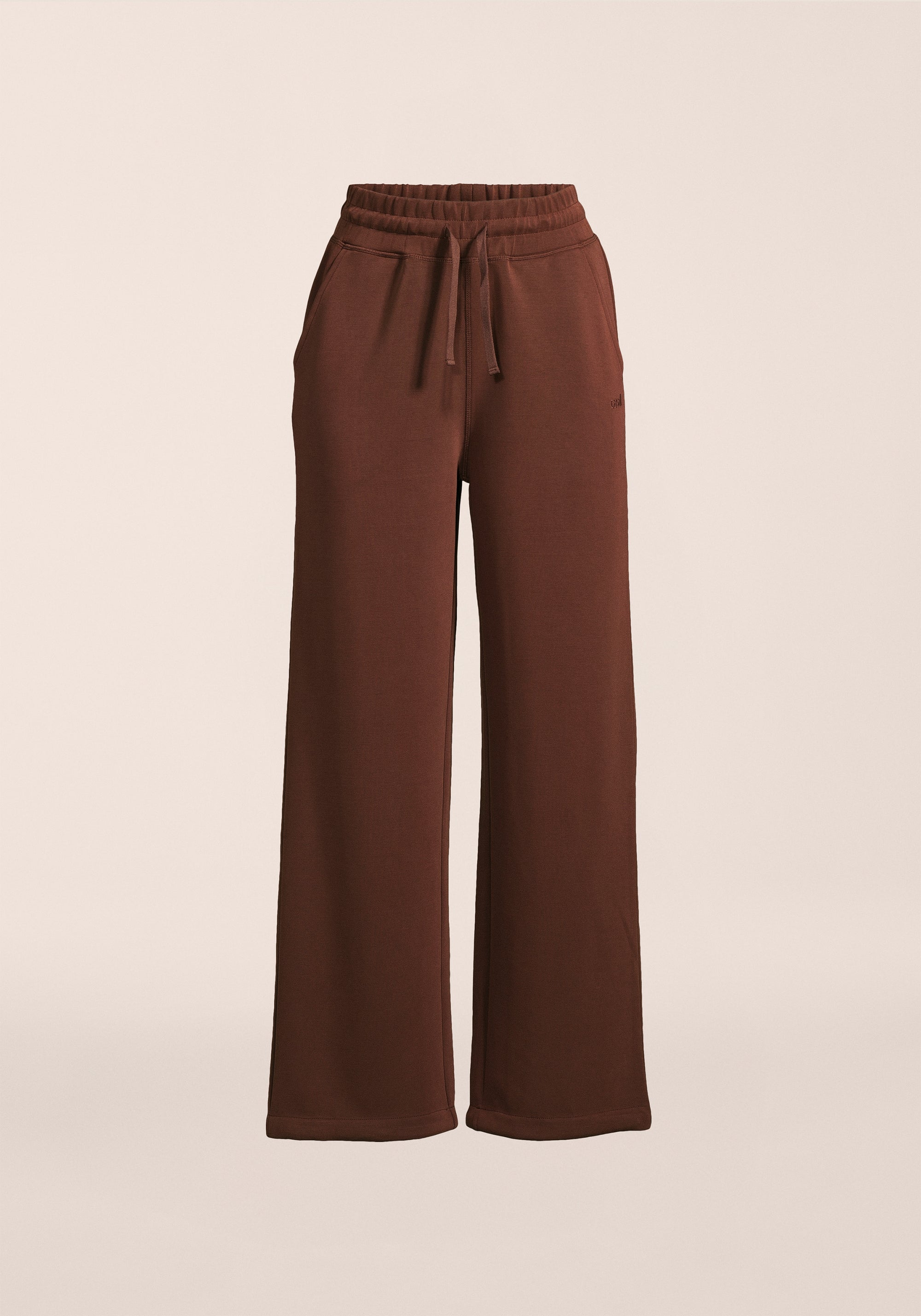 Peachy Straight Leg Jogger - Dark Brown