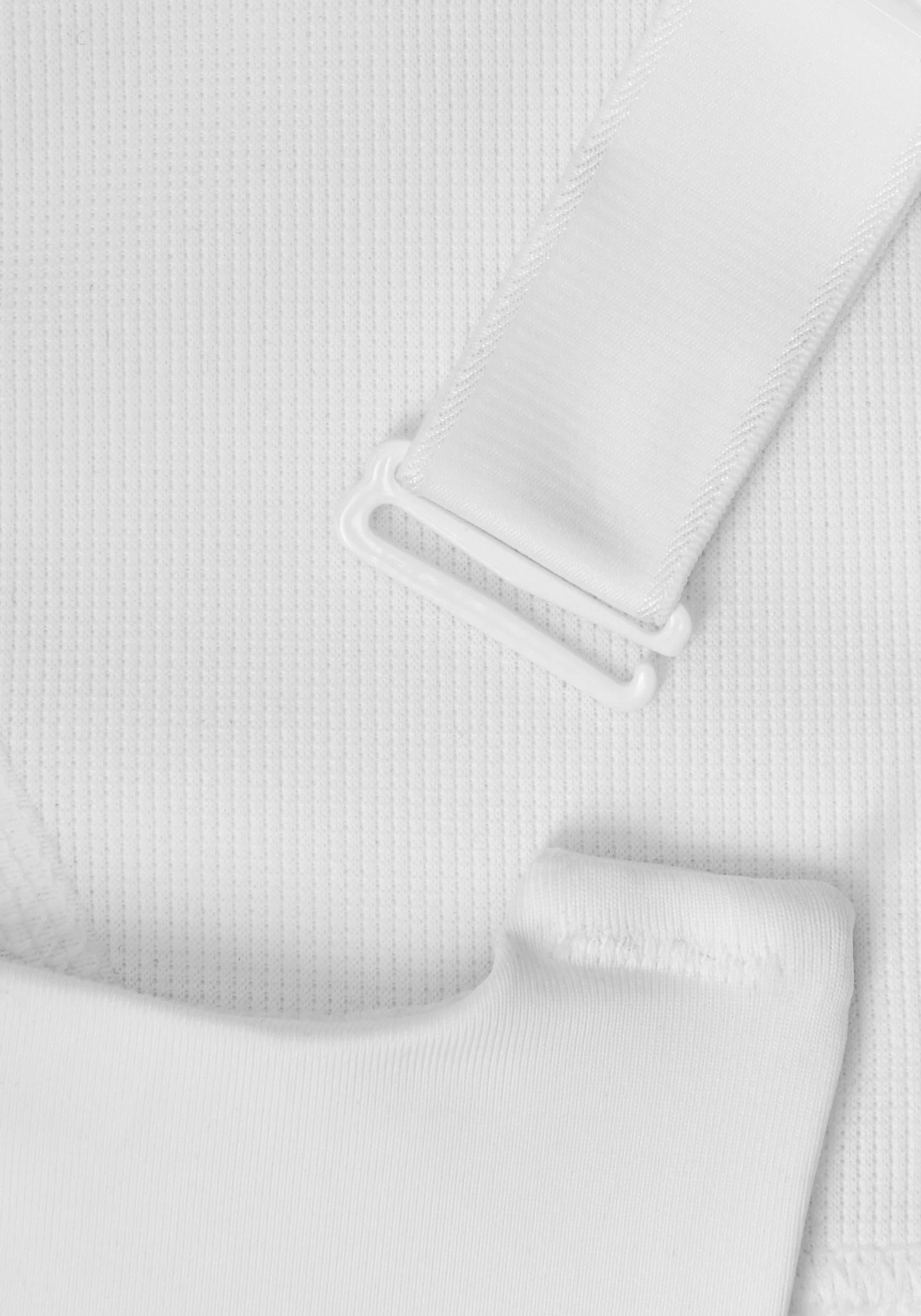 Iconic Adjustable Sports Bra - White
