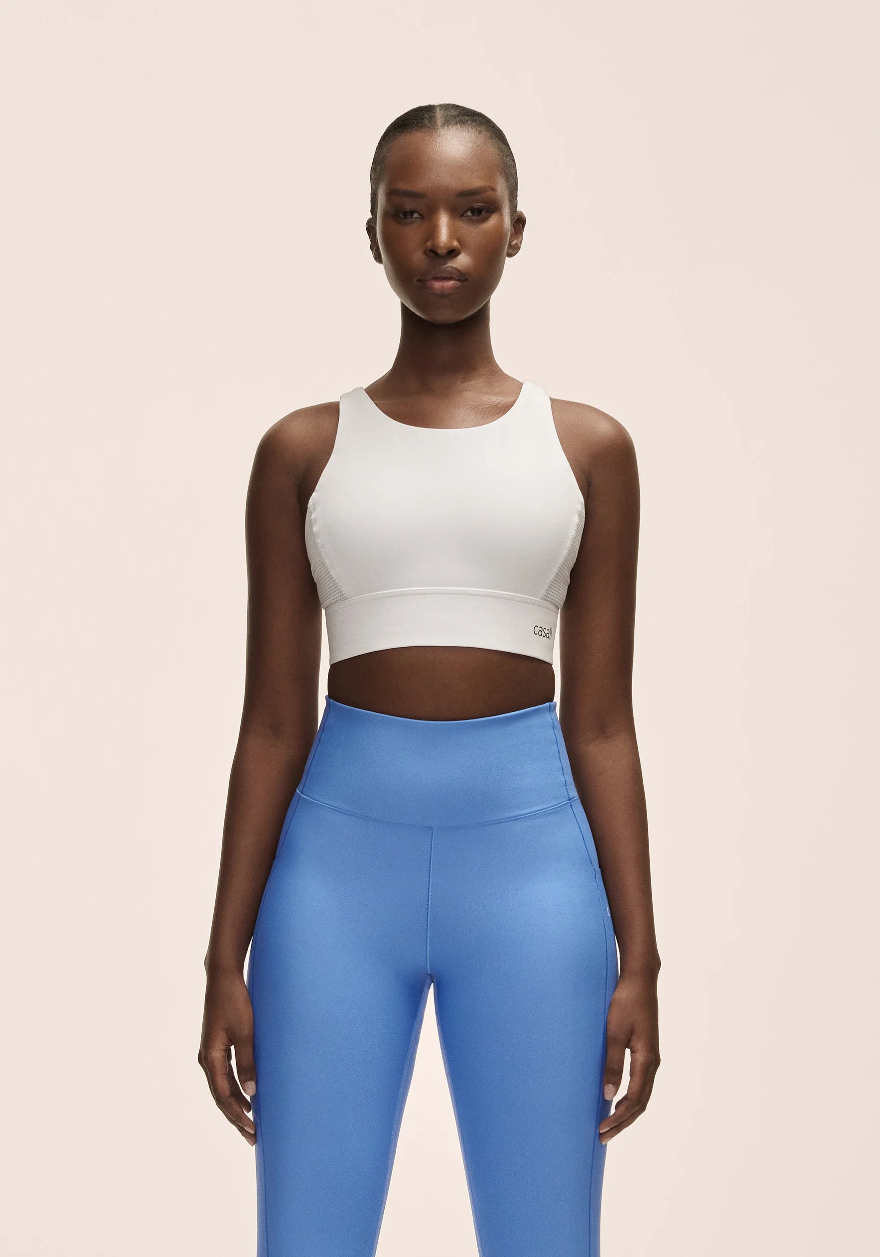 Iconic Adjustable Sports Bra - White