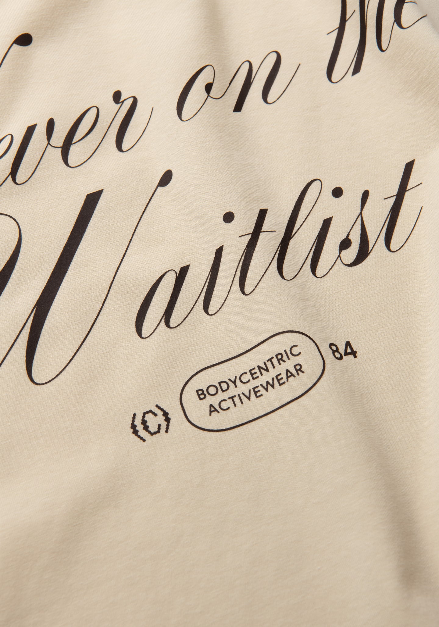 Oversized Cotton Tee - Cream