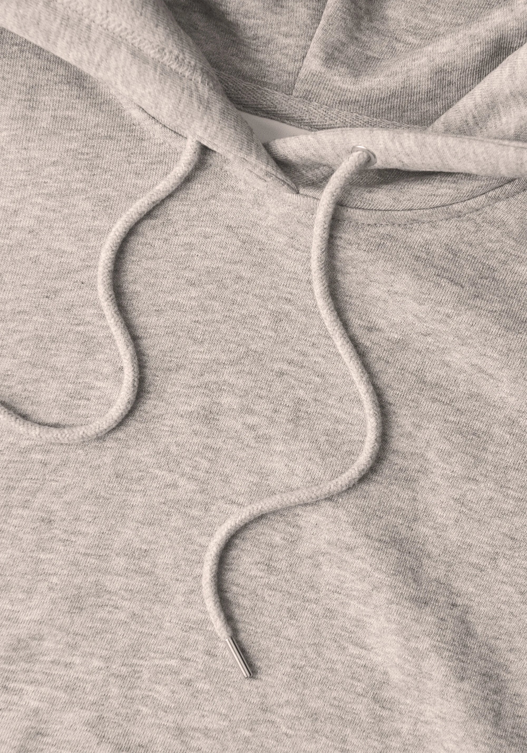 Terry Spring Sleeveless Hoodie - Grey Melange