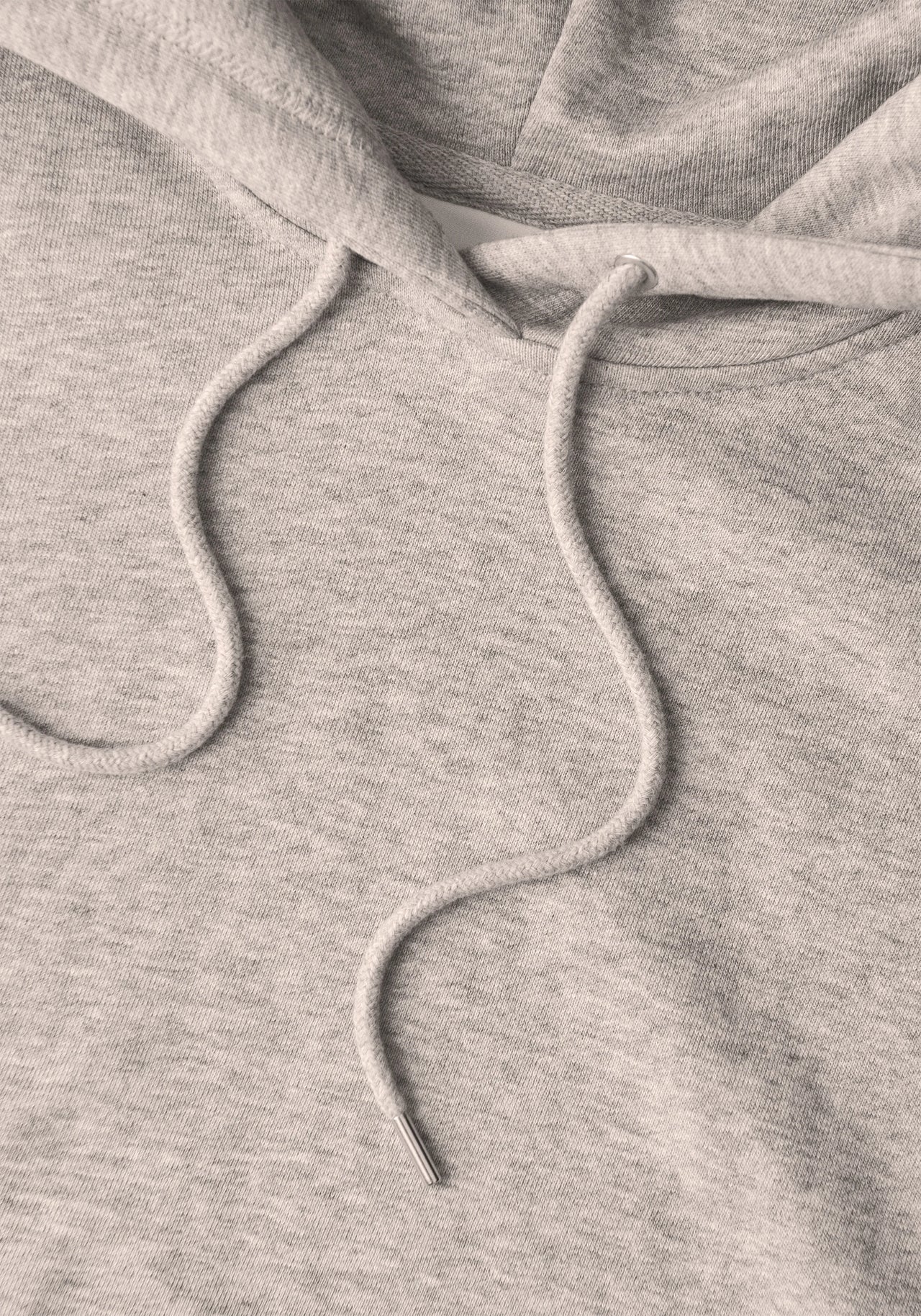 Terry Spring Sleeveless Hoodie - Grey Melange