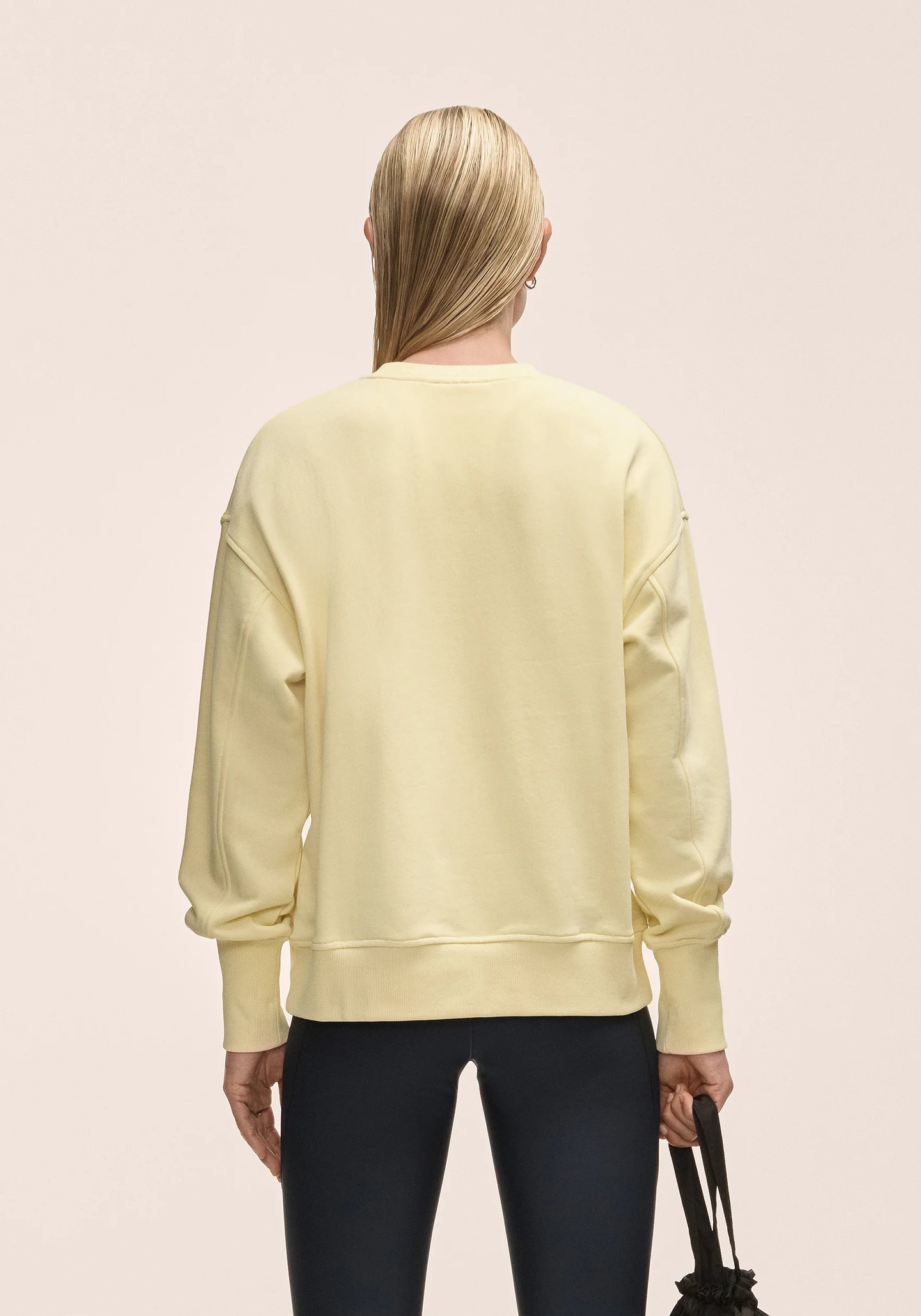 Terry Spring Graphic Crew - Yellow Steam