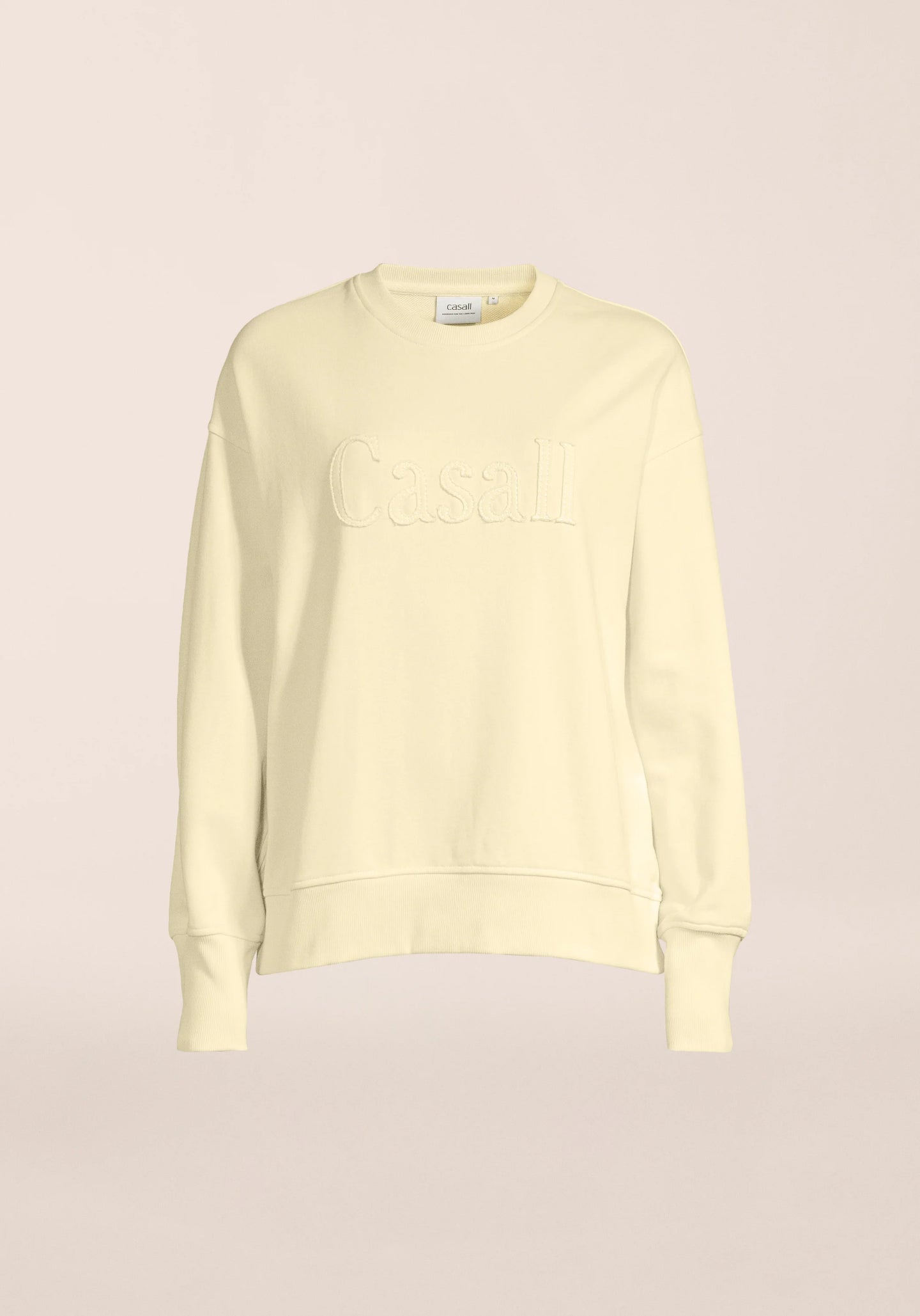 Terry Spring Graphic Crew - Yellow Steam