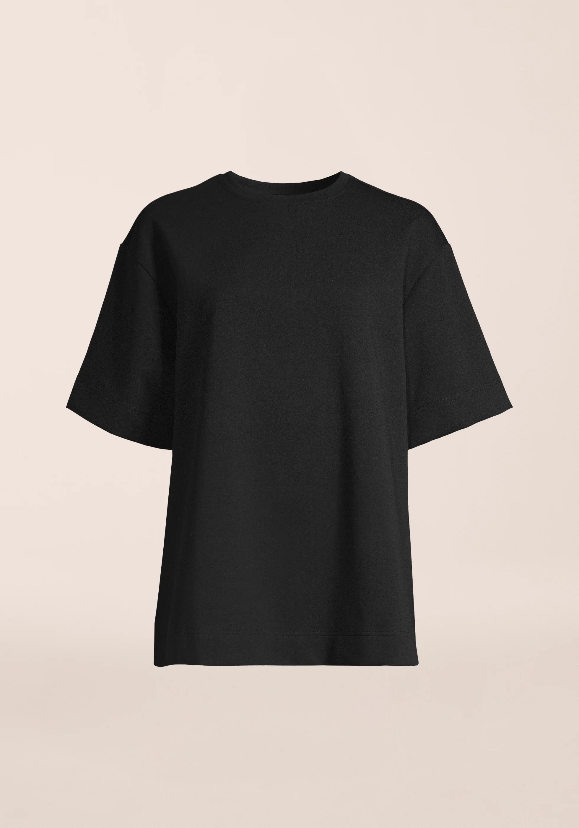 Aria Oversize Tee - Black