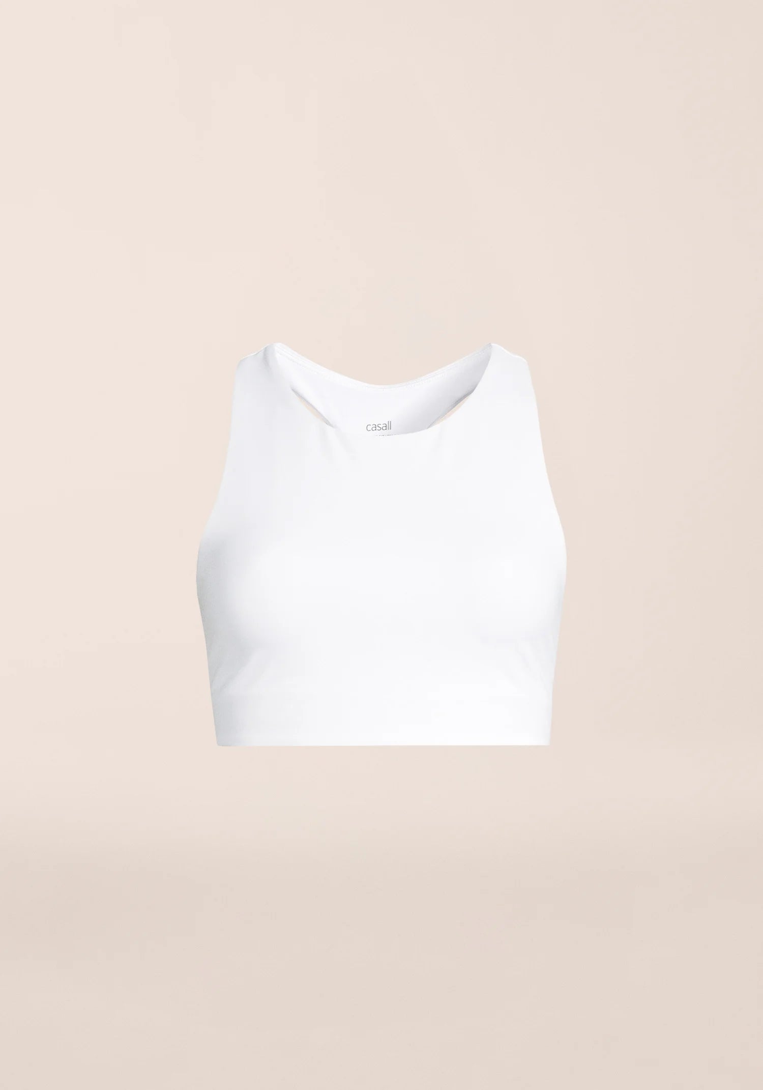 Tie Back Sports Top - White