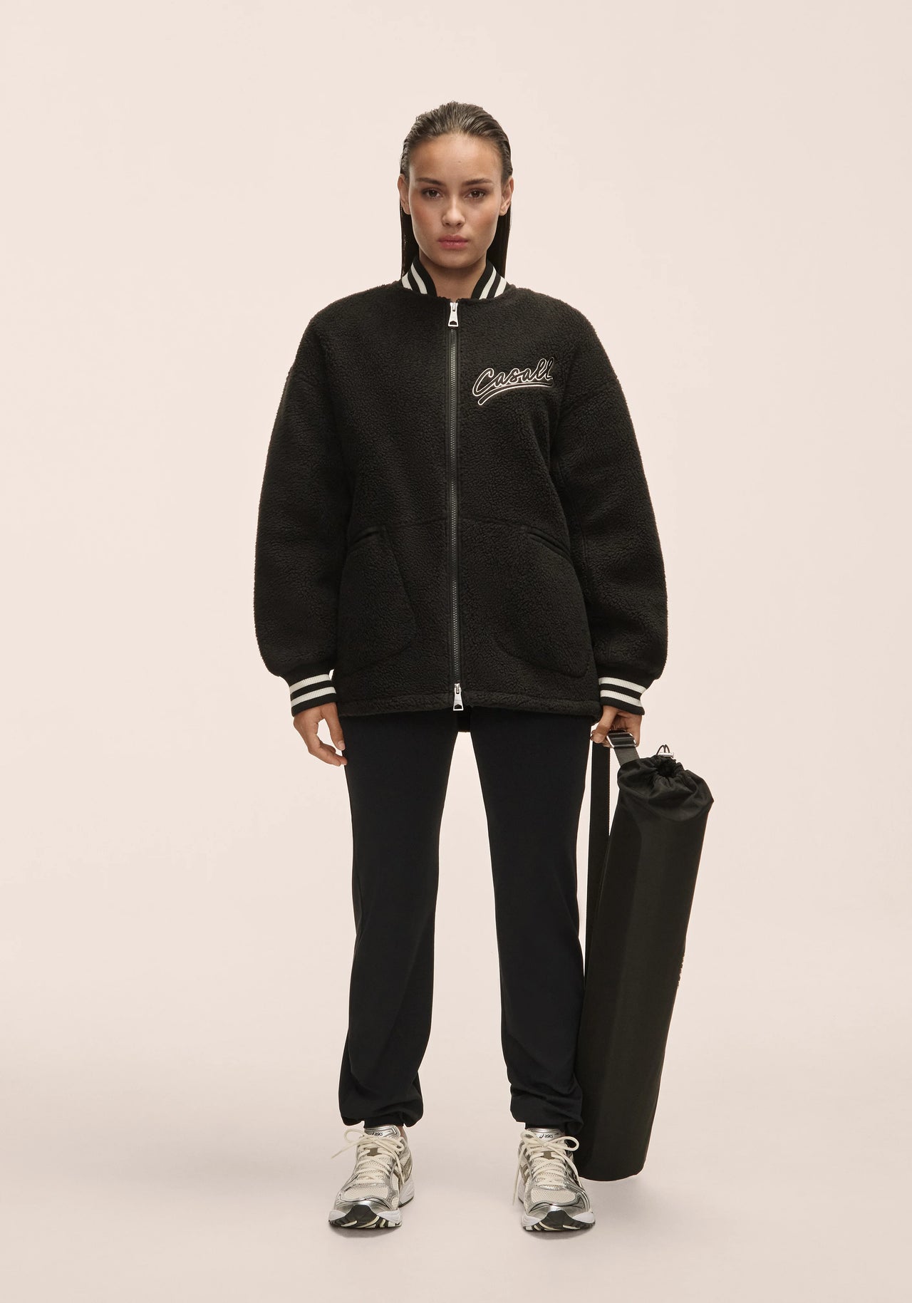 Alma Varsity Jacket - Black