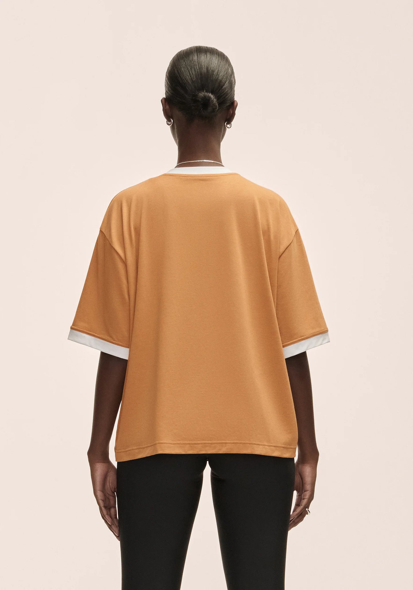 Alma Oversized Tee - Brass Yellow