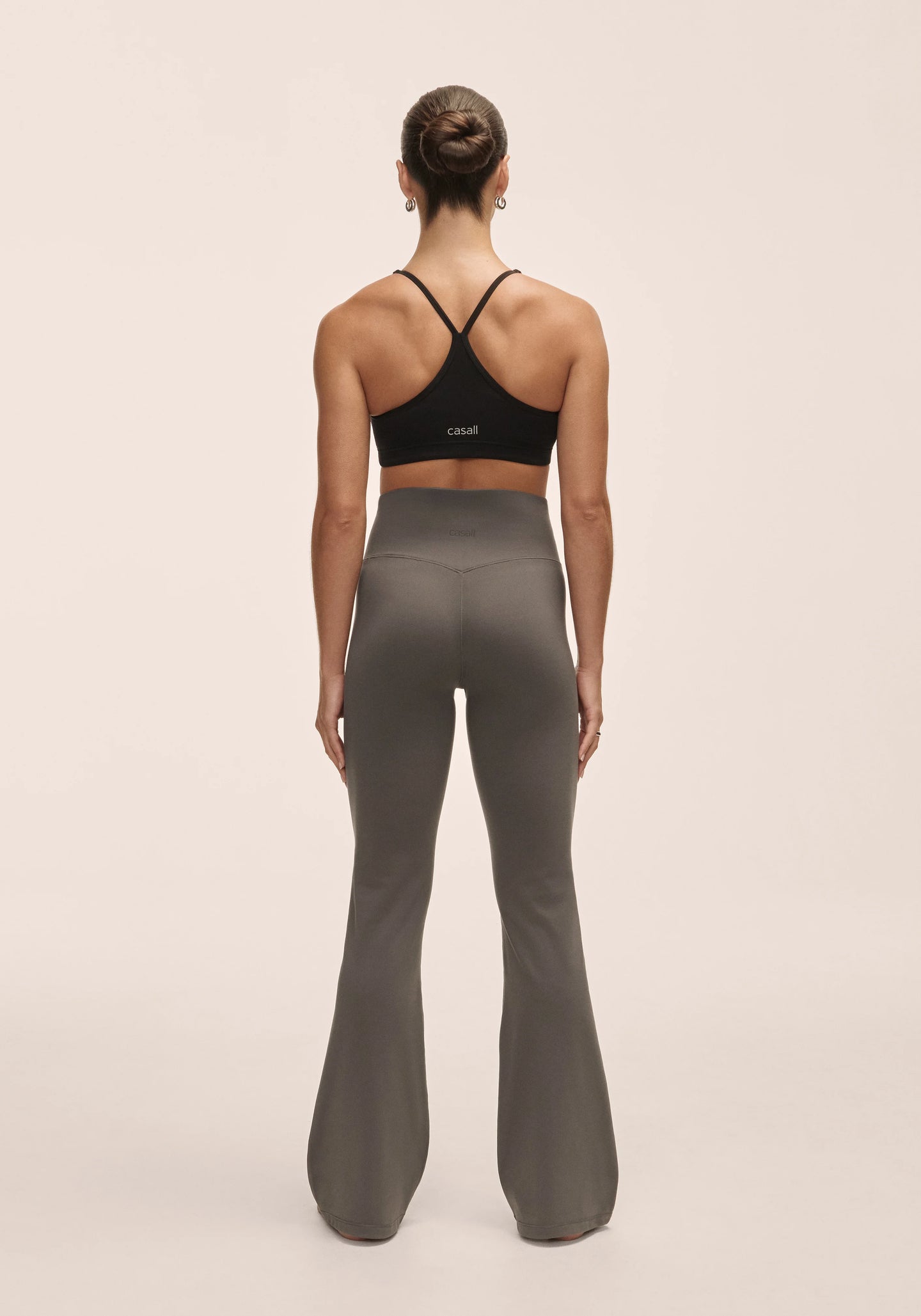 Soft Touch Flared Pants - Dk Grey