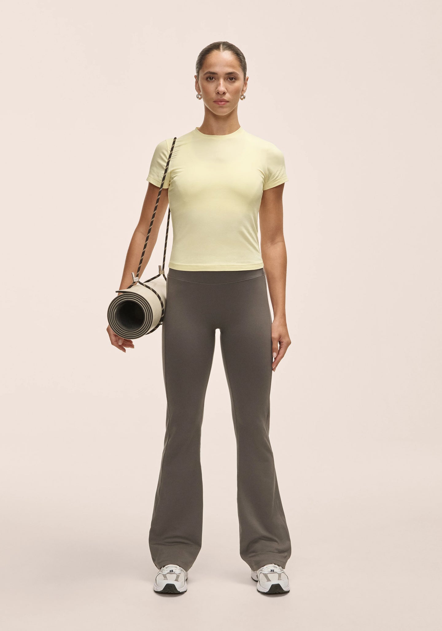 Soft Touch Flared Pants - Dk Grey