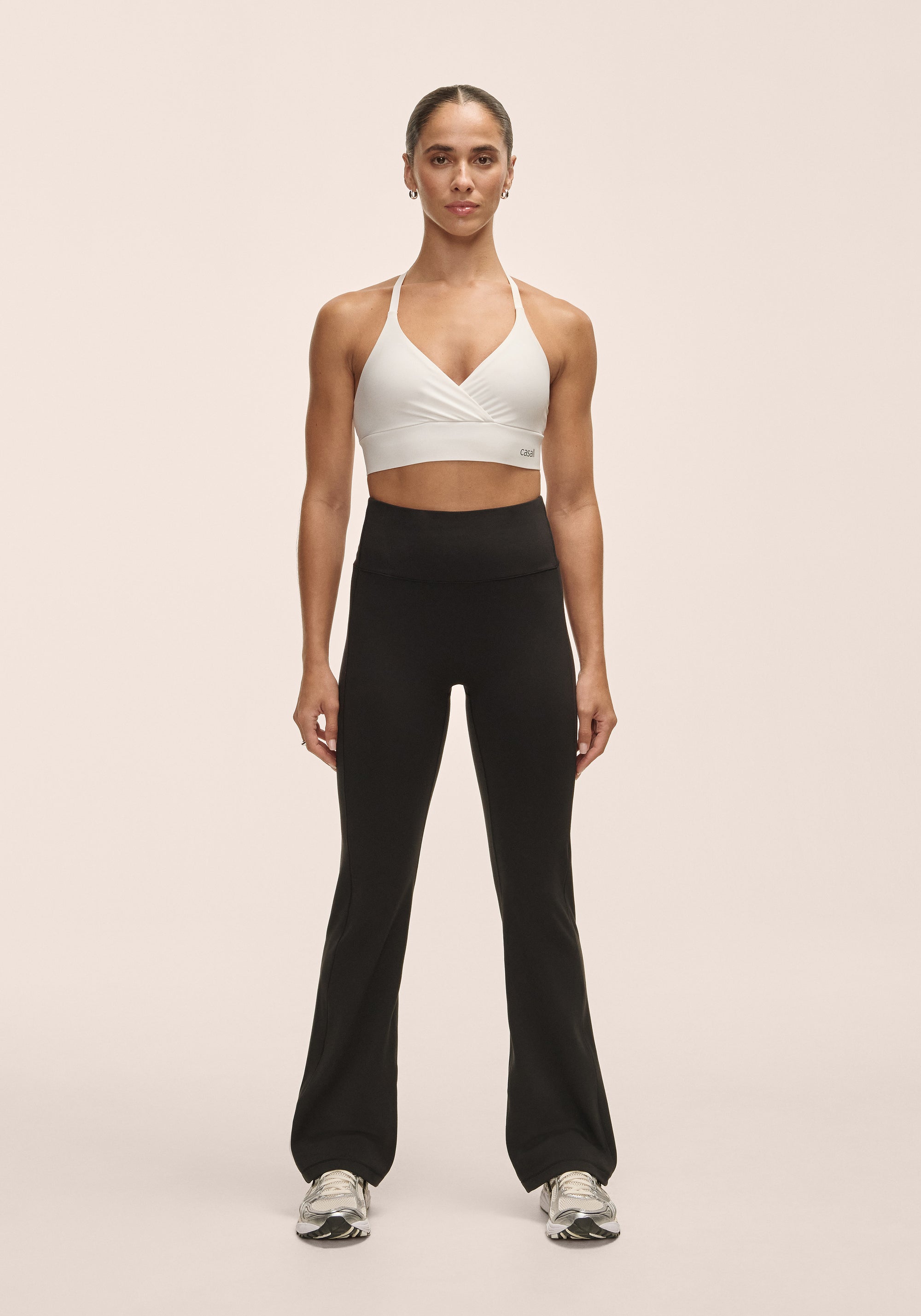 Soft Touch Flared Pants - Black