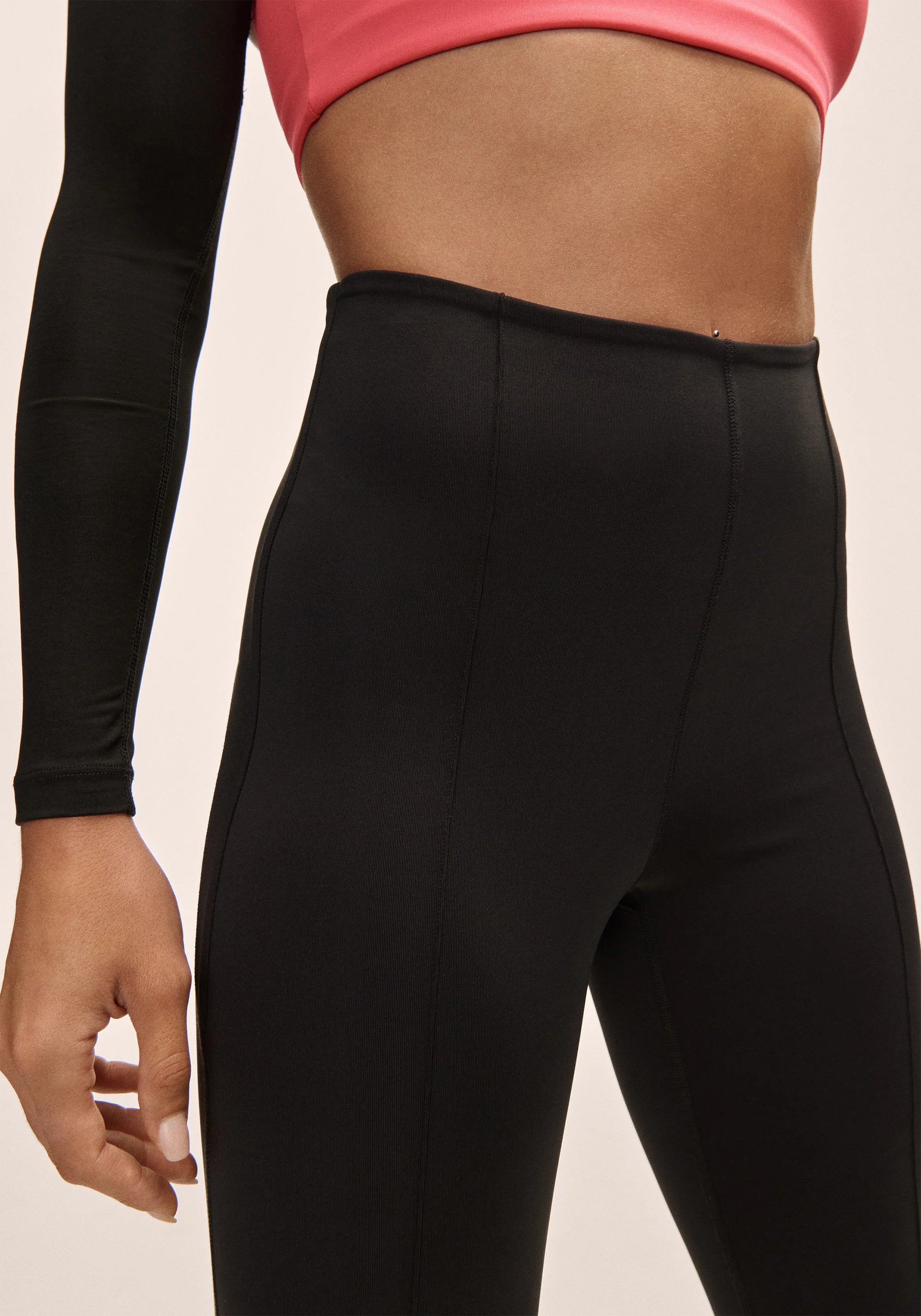Edge High Waist Tights - Black