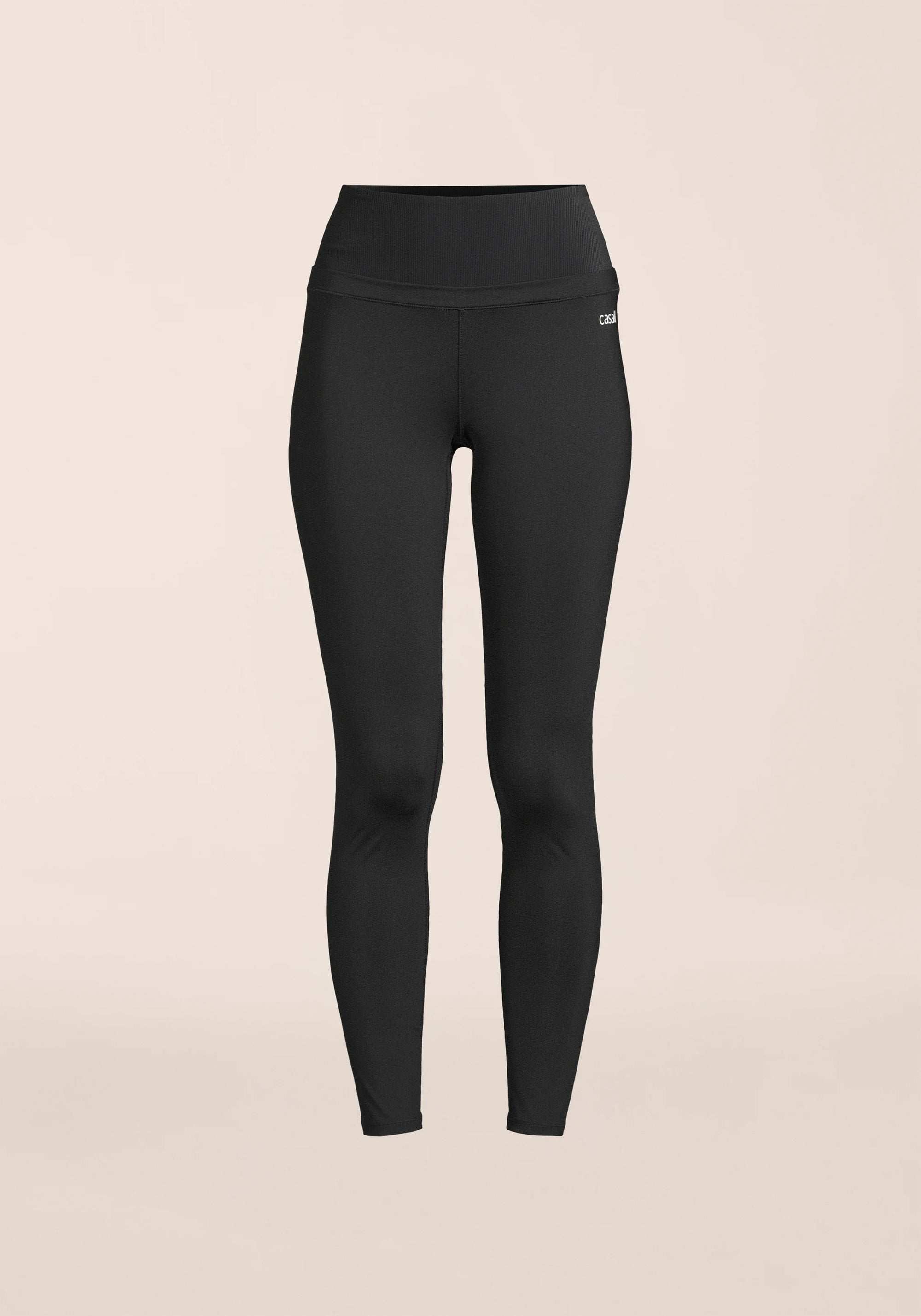 Low Waist Illusion Tights - Black