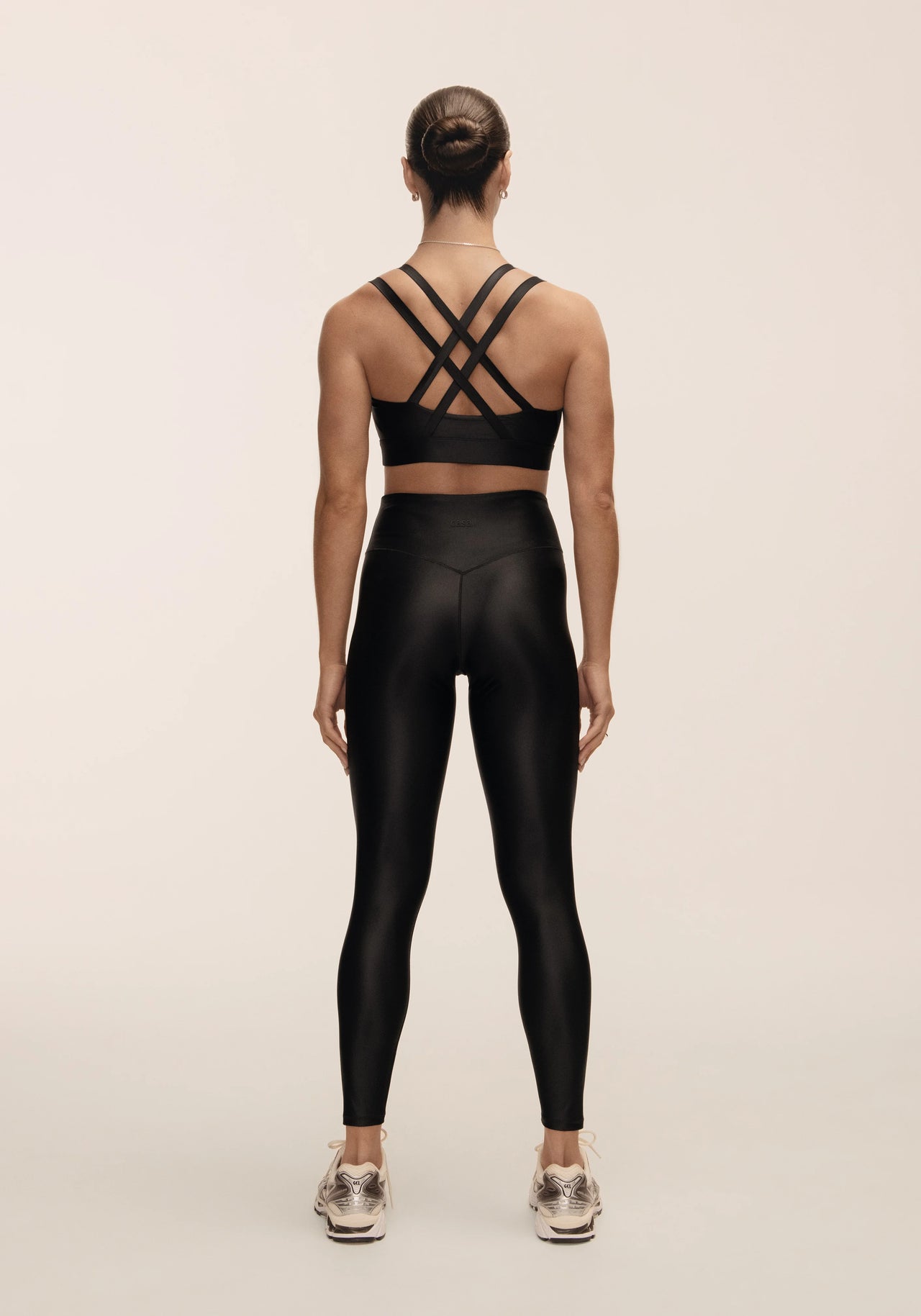 Glitz High Waist Tights - Black