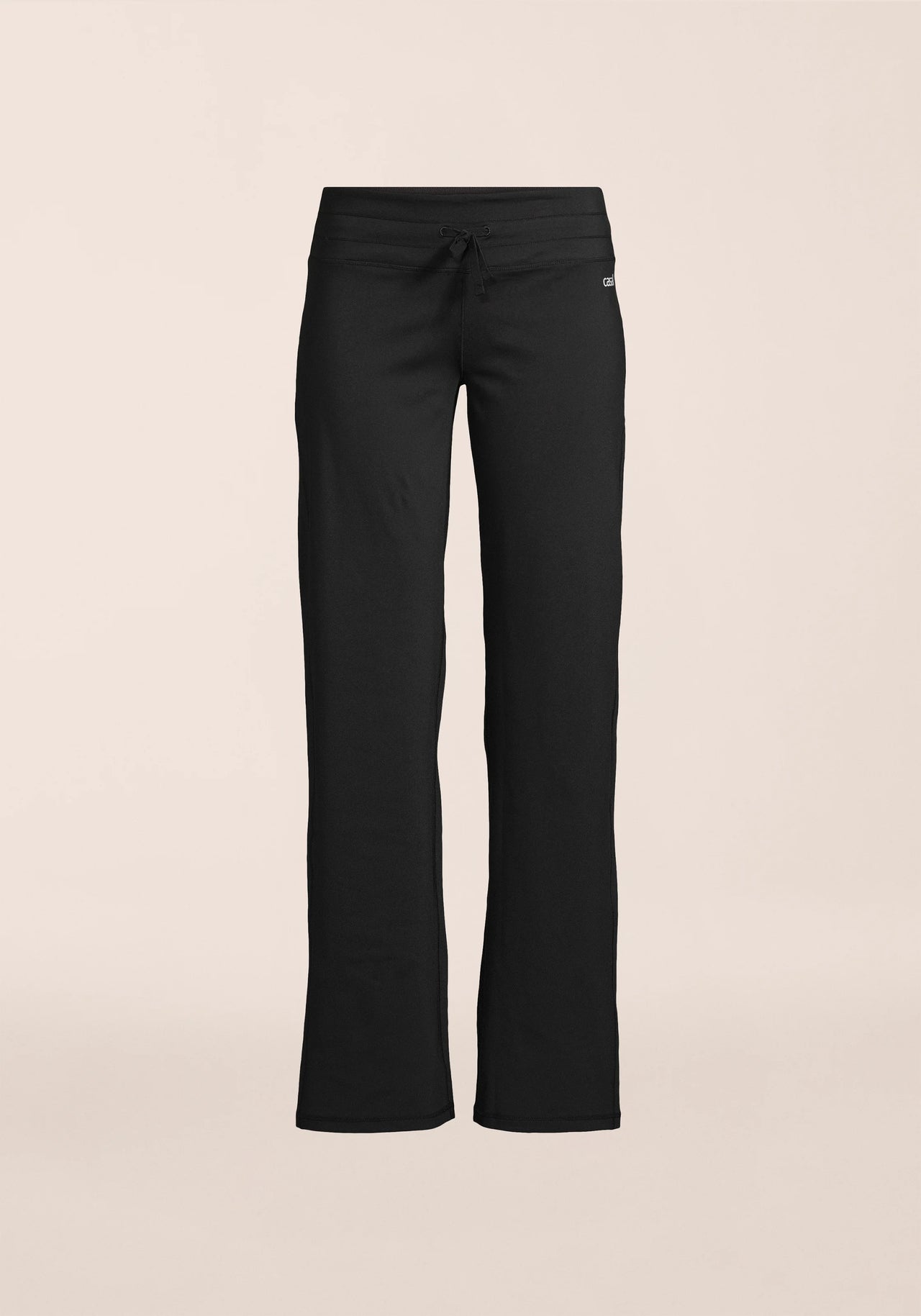 Soft Touch Straight Pant - Black