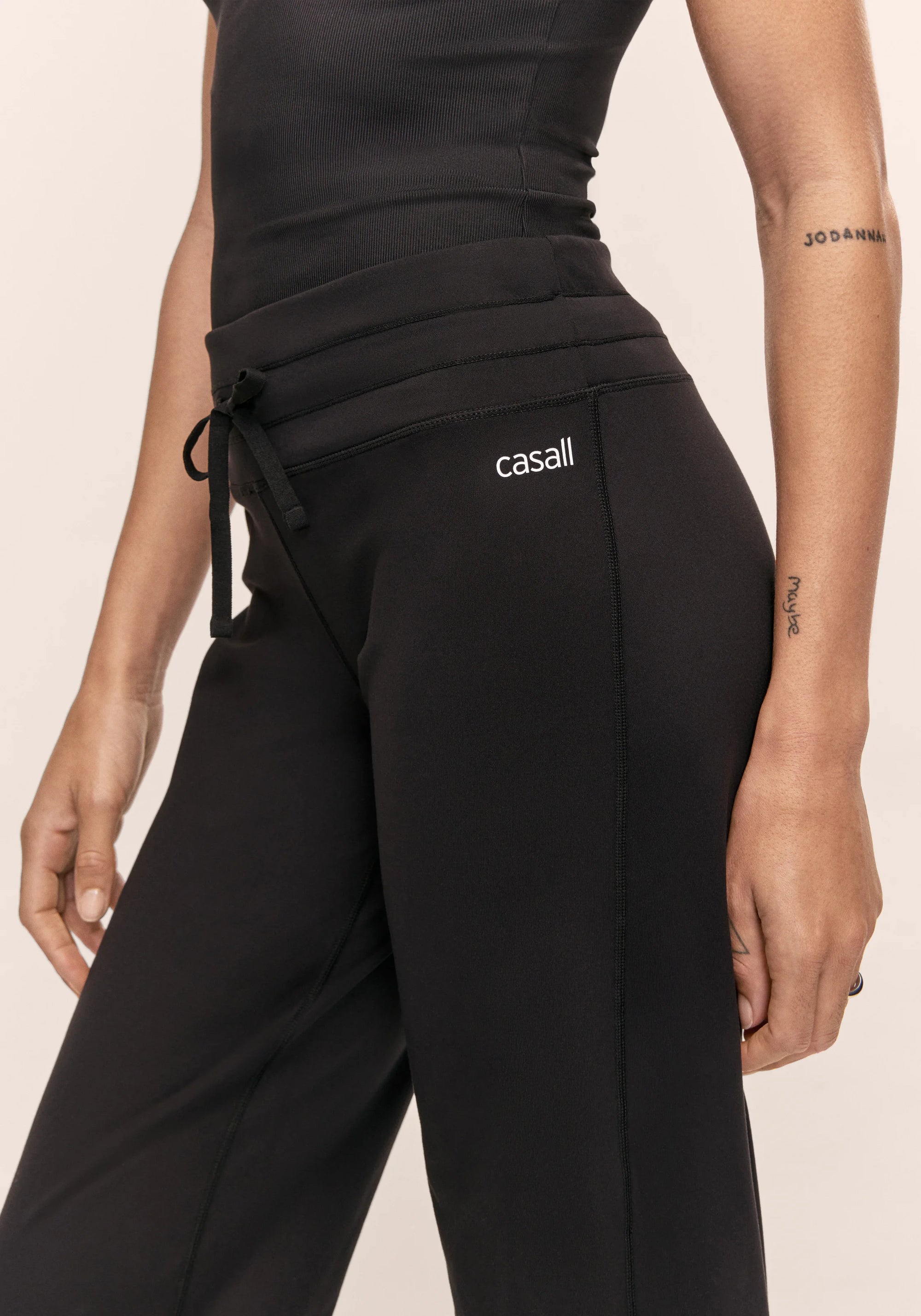 Soft Touch Straight Pant - Black