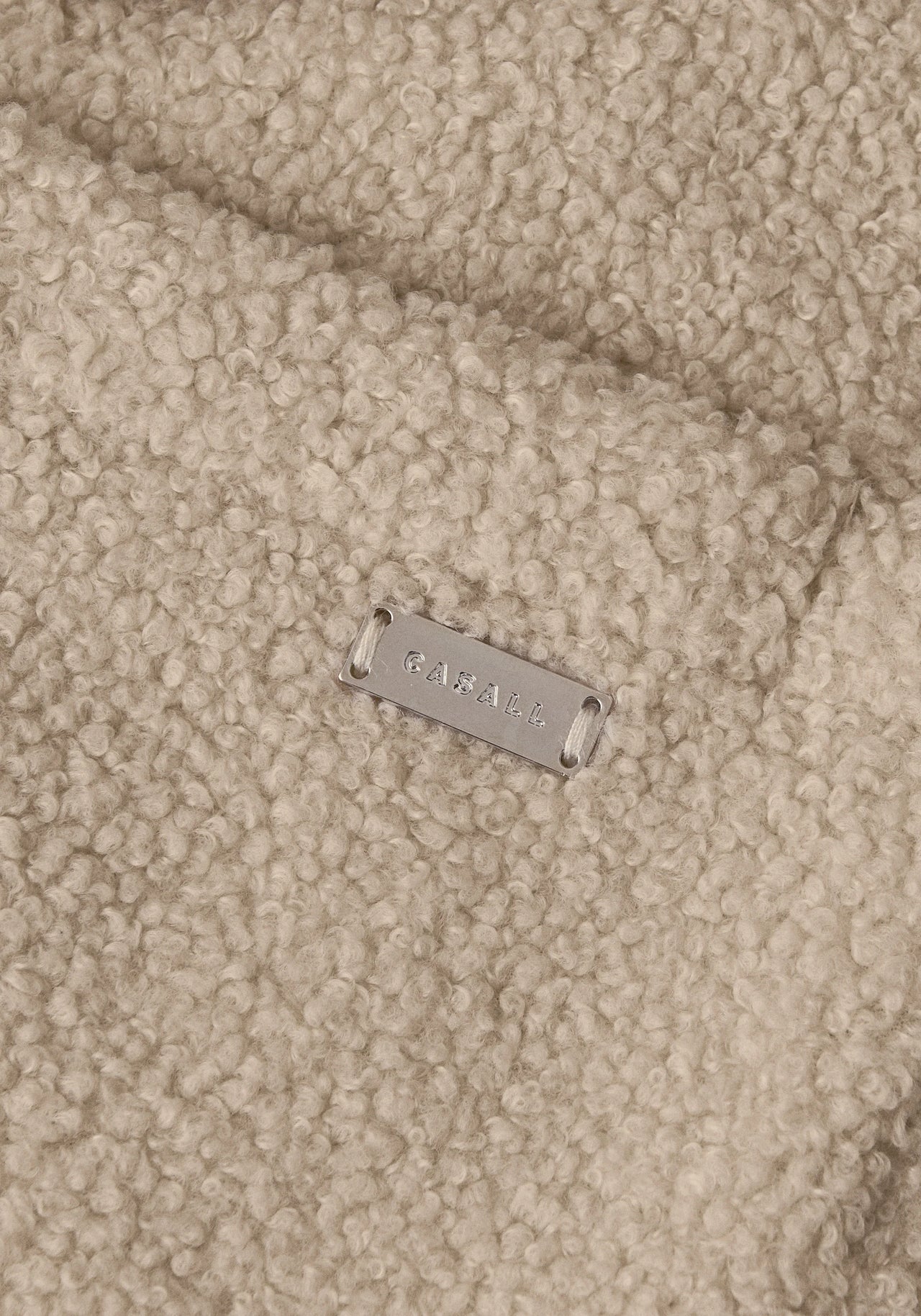 Sherpa Short Zip Jacket - Ecru