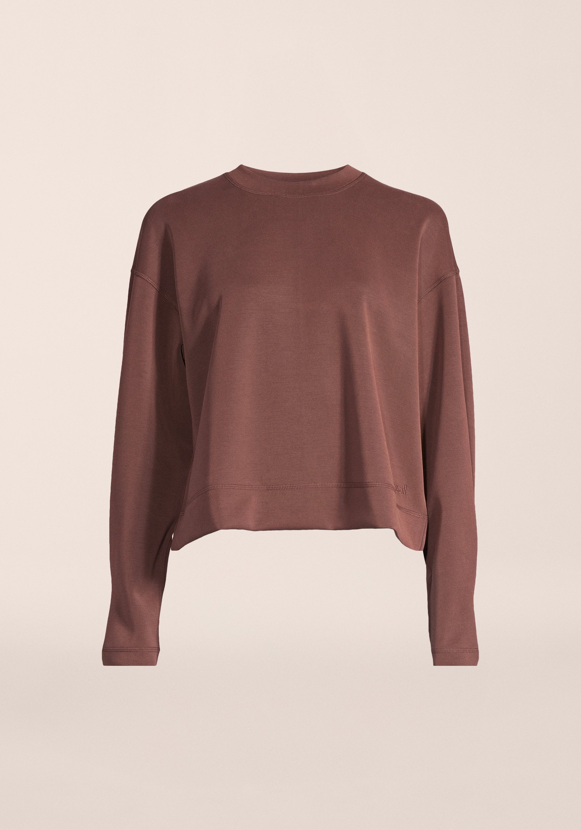 Peachy Crew Neck - Dark Brown