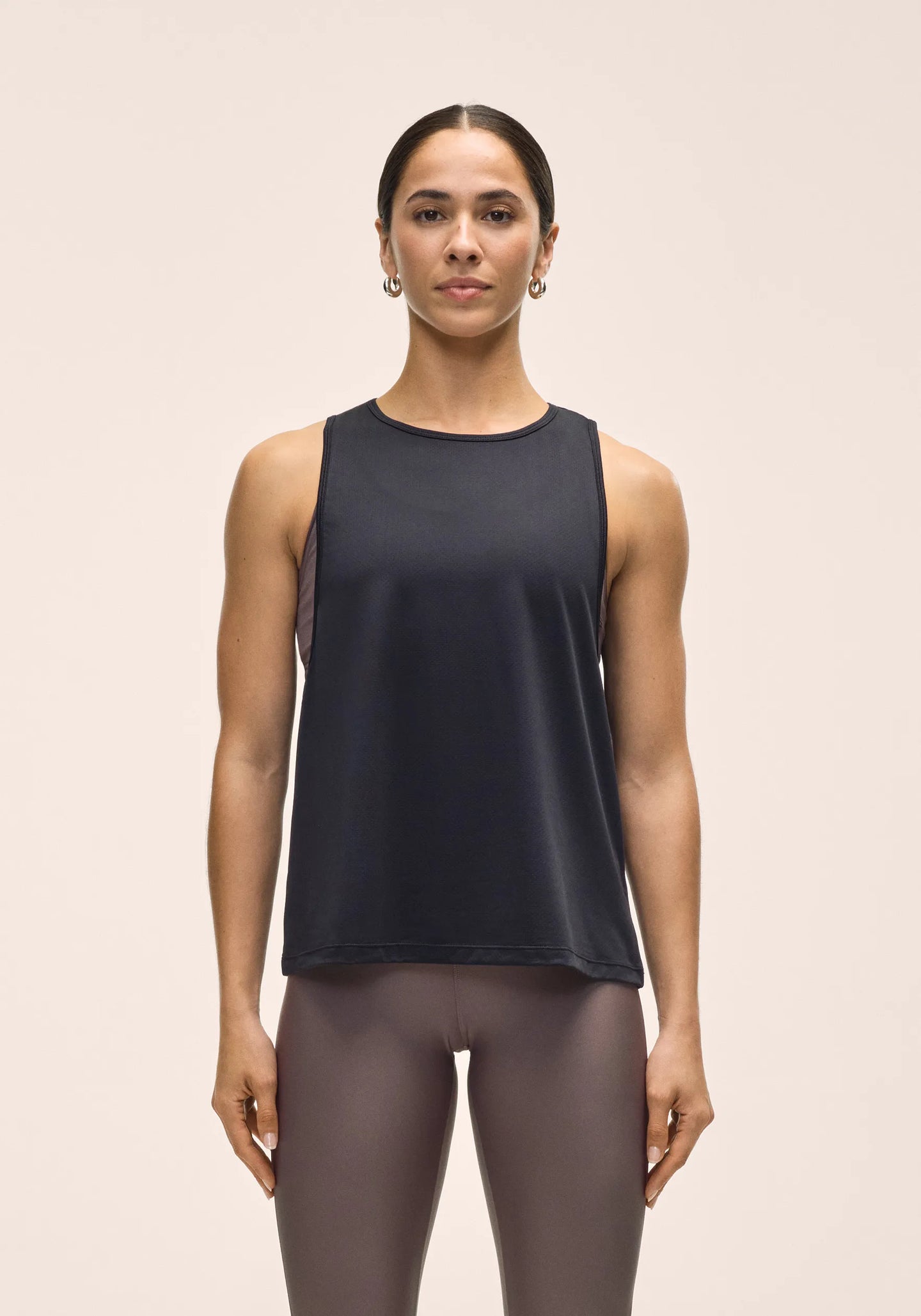 Laser Mesh Flow Tank - Black