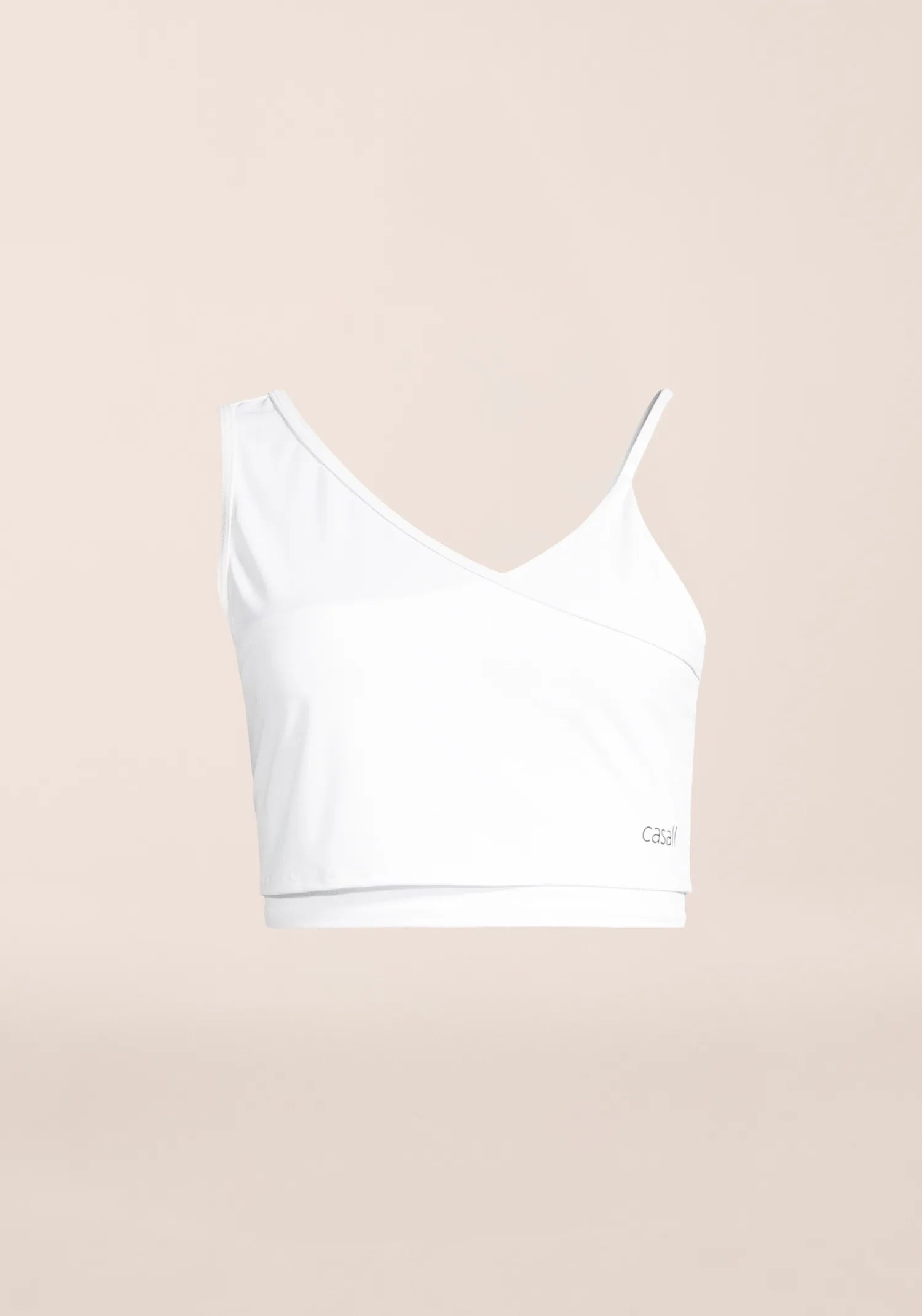 Asymmetry Sports Top - White