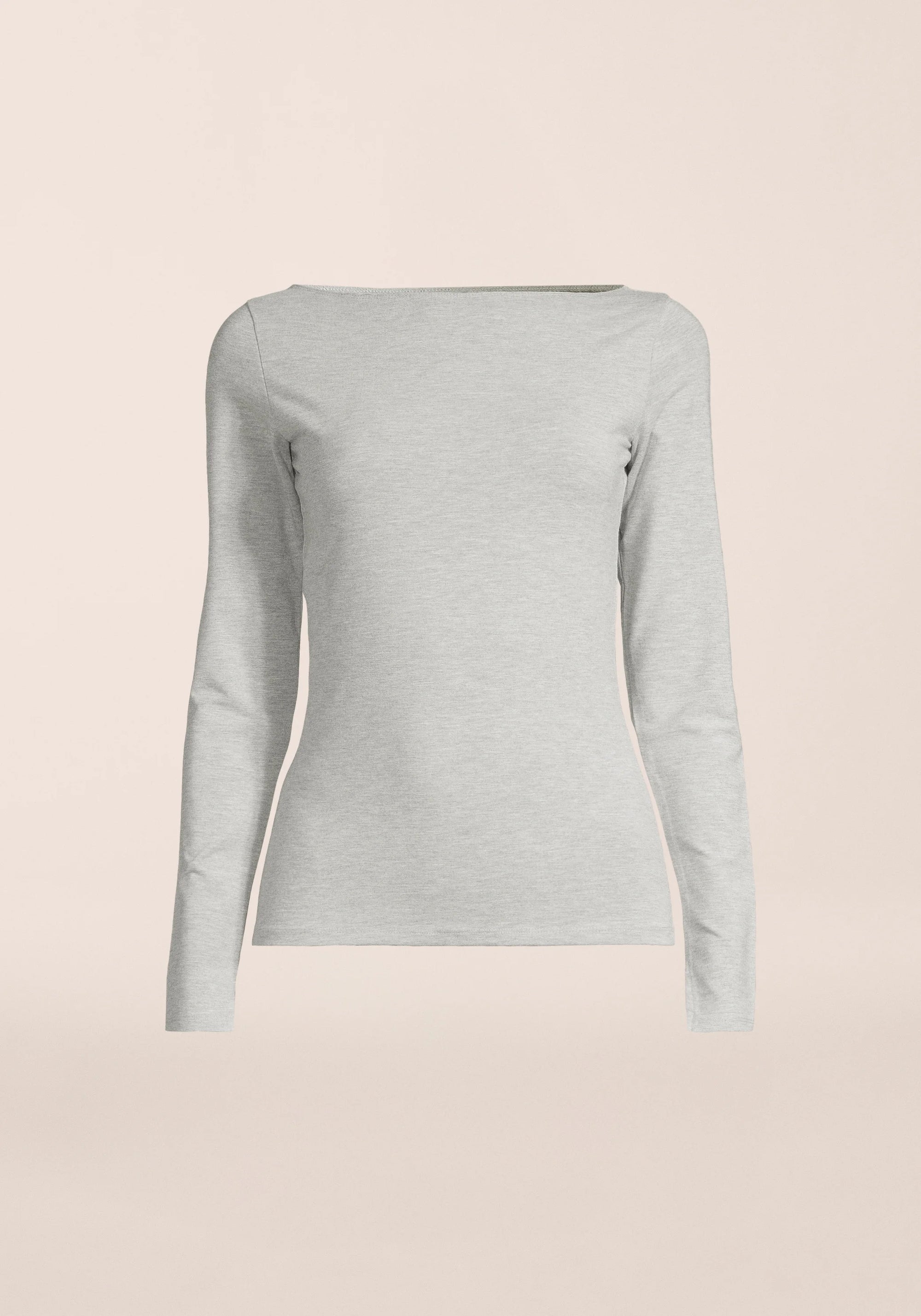 Sublime Boatneck Long Sleeve - Grey Melange